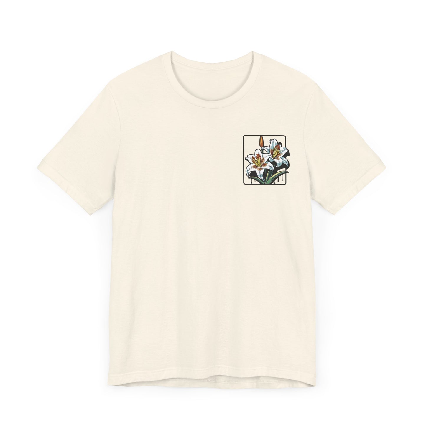 Floral Unisex T-Shirt – 'Lily' Design for Nature Lovers