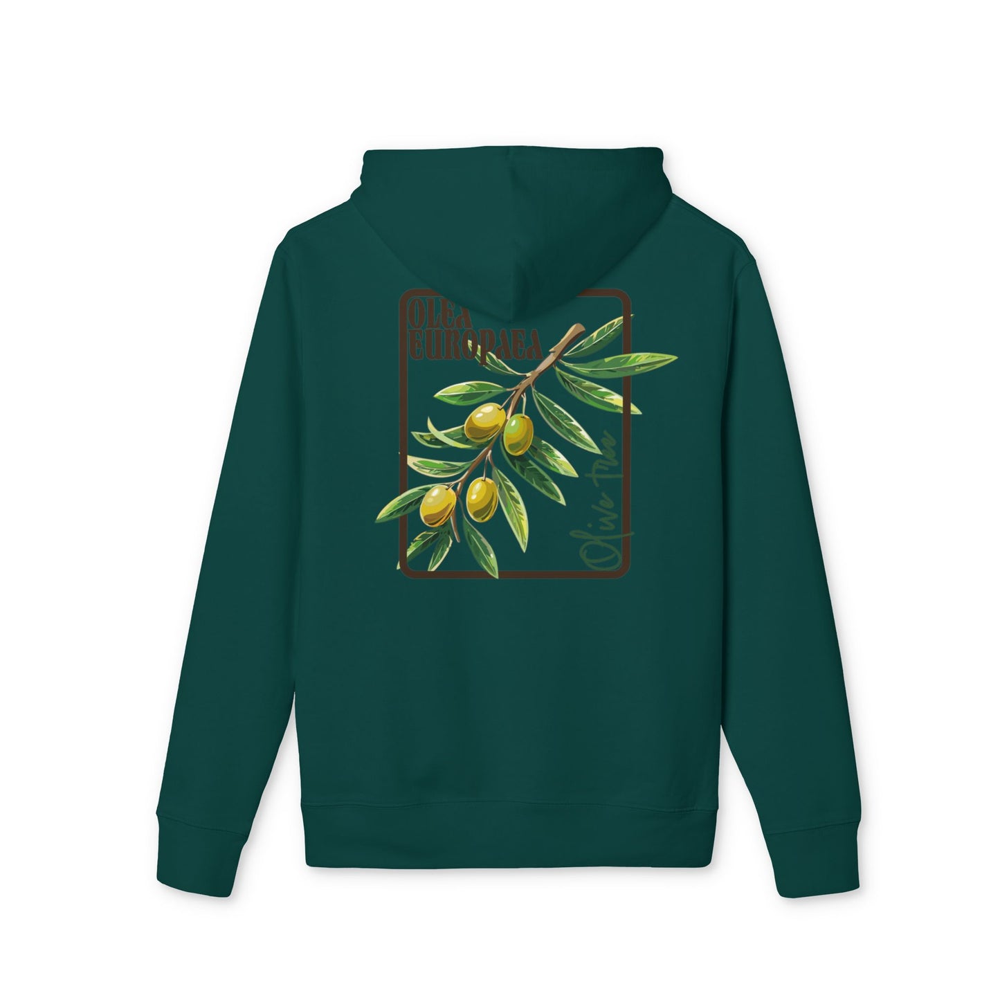 Olive Branch Unisex Hoodie - Cozy Nature-Inspired Apparel