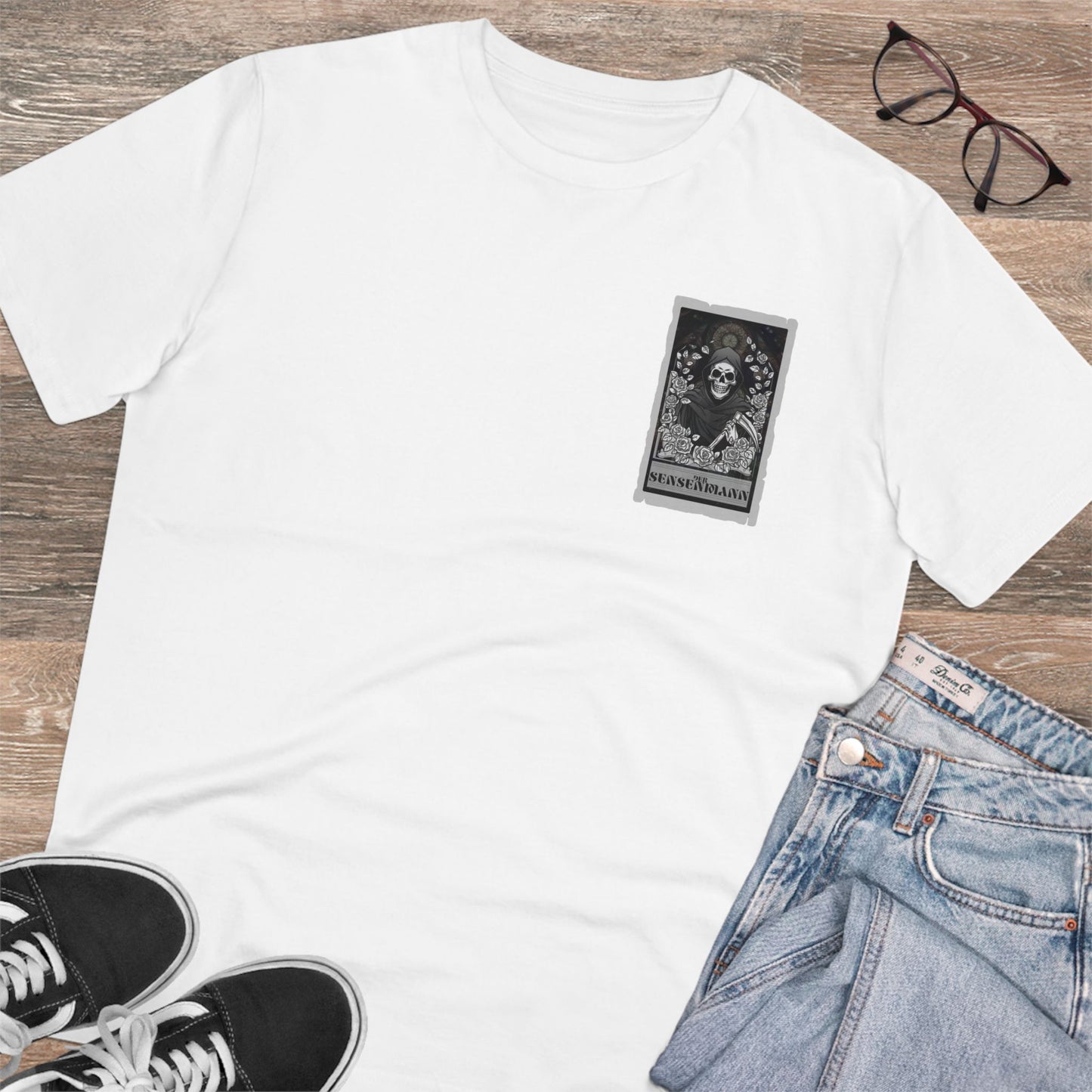 Organic Creator T-Shirt - Unisex | Artistic Skull Design for Creatives & Festival Lovers