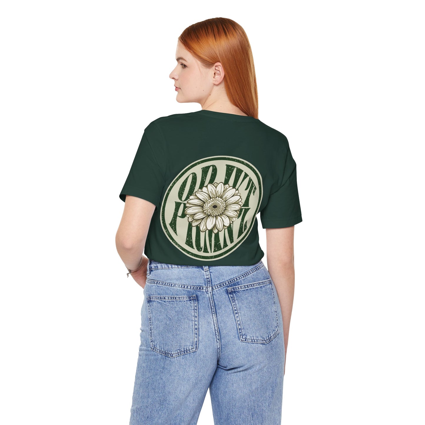 Floral Art Unisex Tee - Positive Vibes & Nature Inspired Apparel