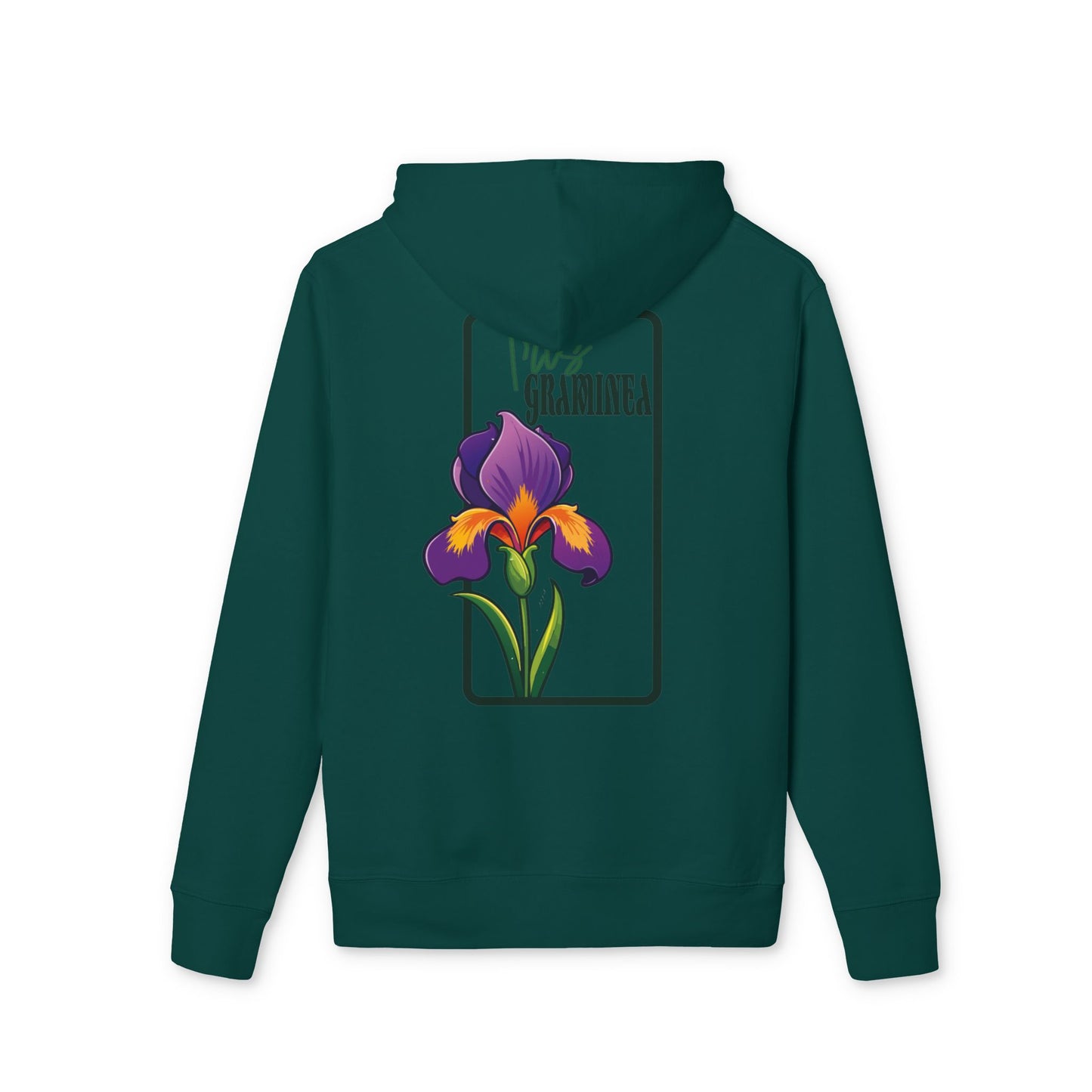 Floral Graphic Unisex Hoodie - Perfect for Spring Celebrations "Iris"