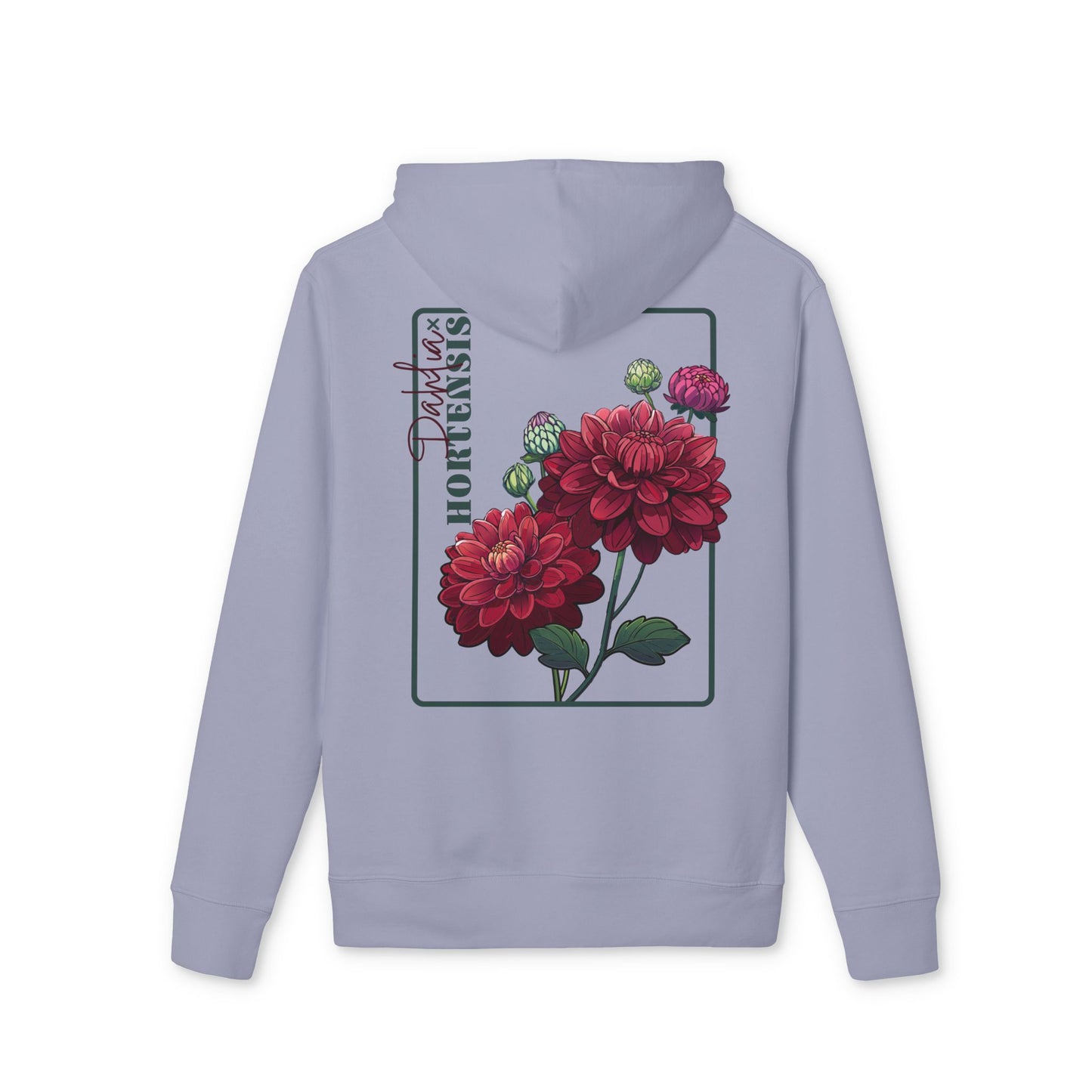 Flower Power Unisex Hoodie - Cozy Fall Floral Design "Dahlia"