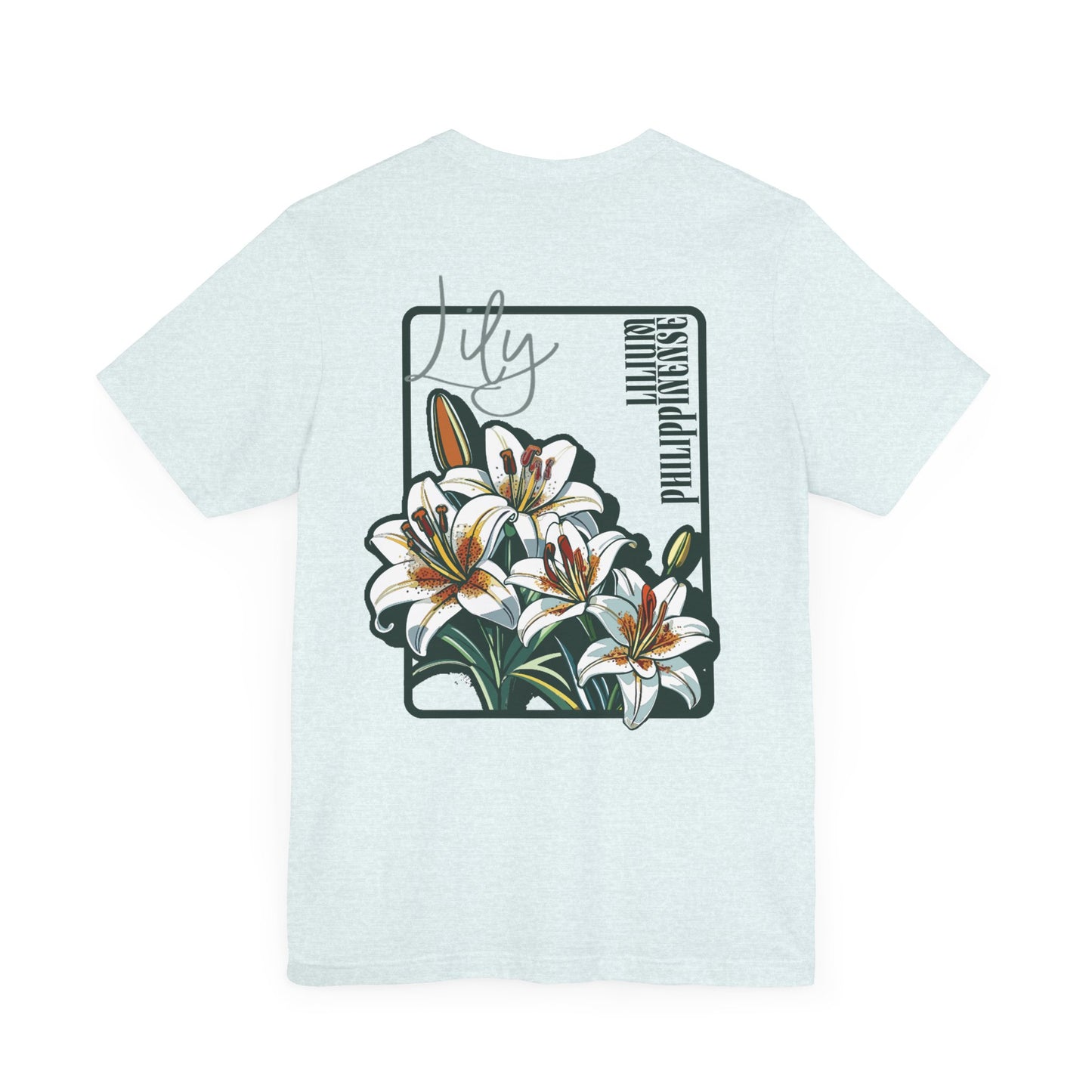 Floral Unisex T-Shirt – 'Lily' Design for Nature Lovers