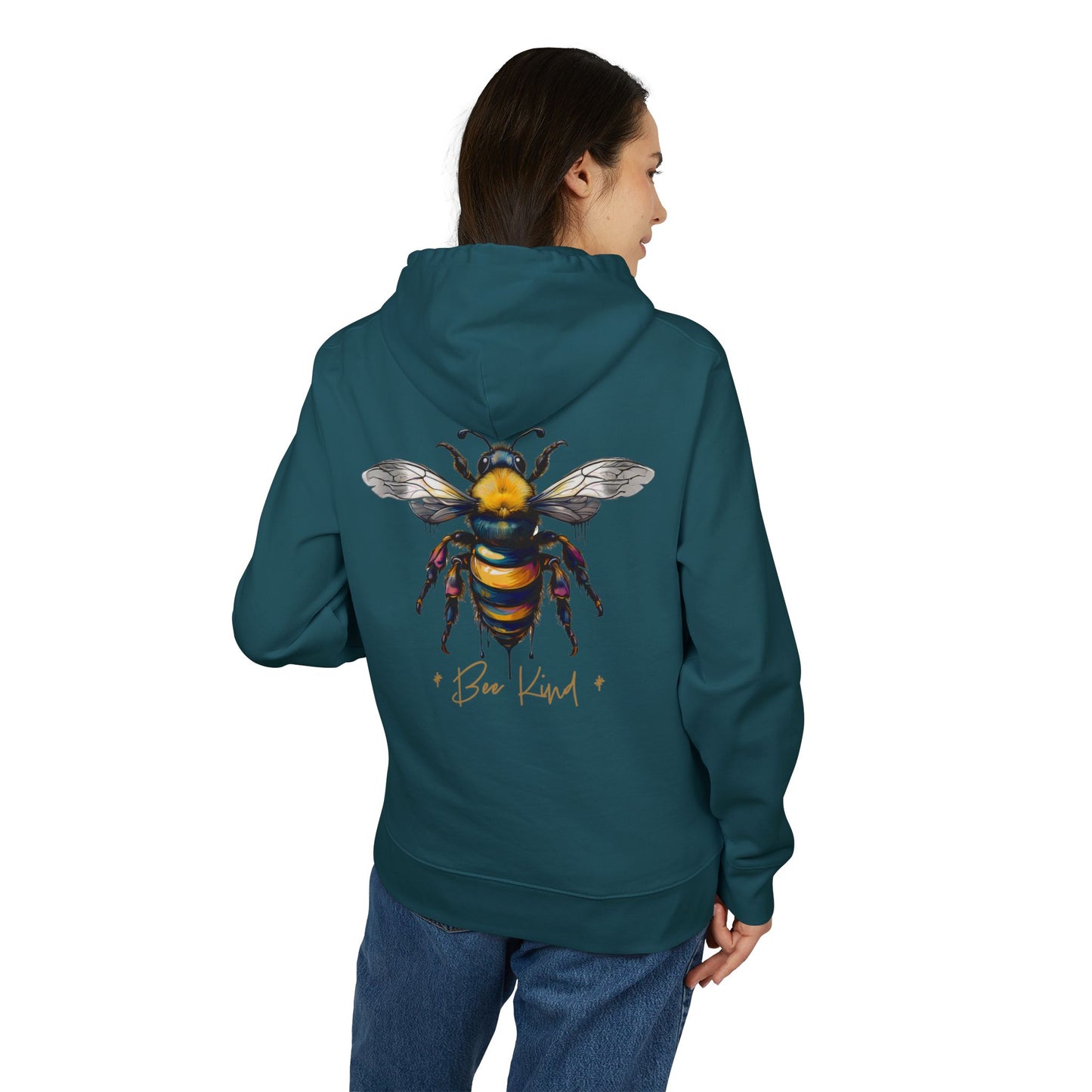 Bee Kind Unisex Heavy Blend™ Hooded Sweatshirt - Inspirational Bee Design