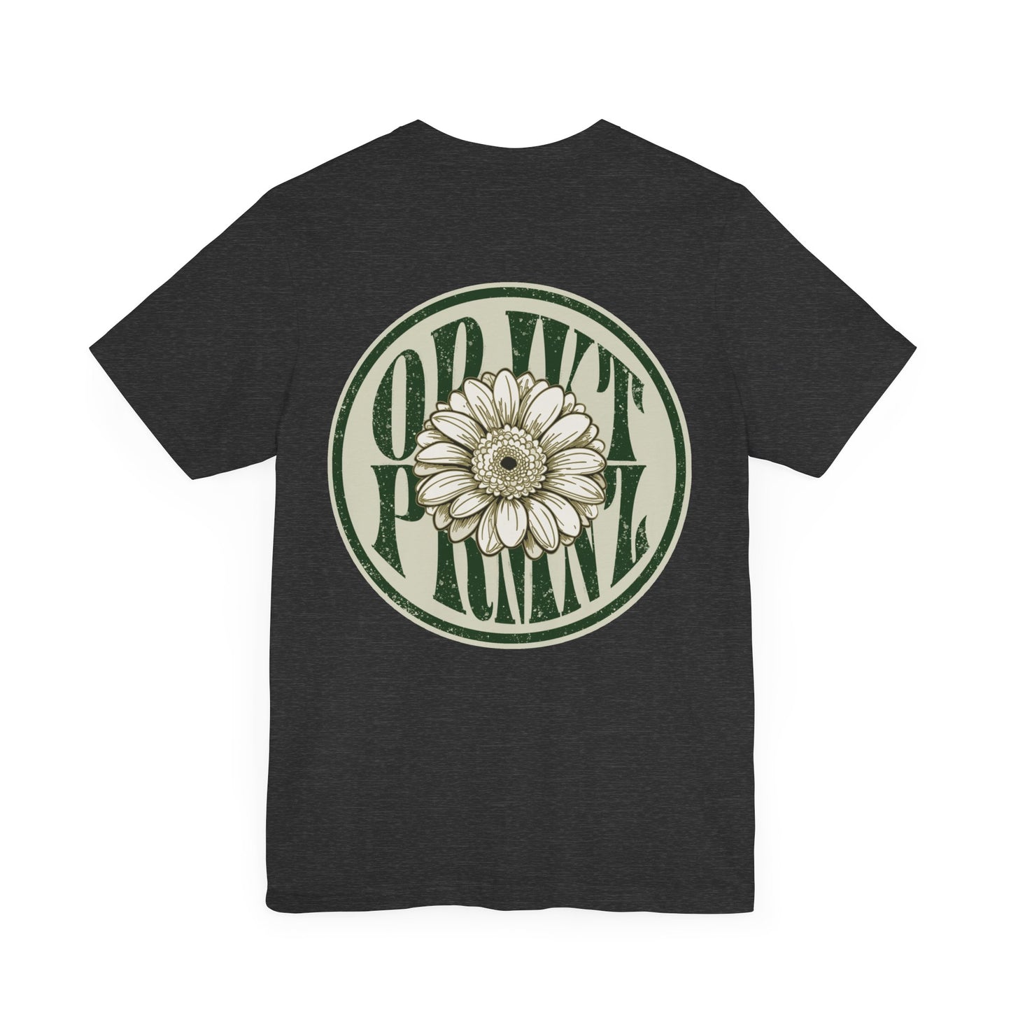 Floral Art Unisex Tee - Positive Vibes & Nature Inspired Apparel