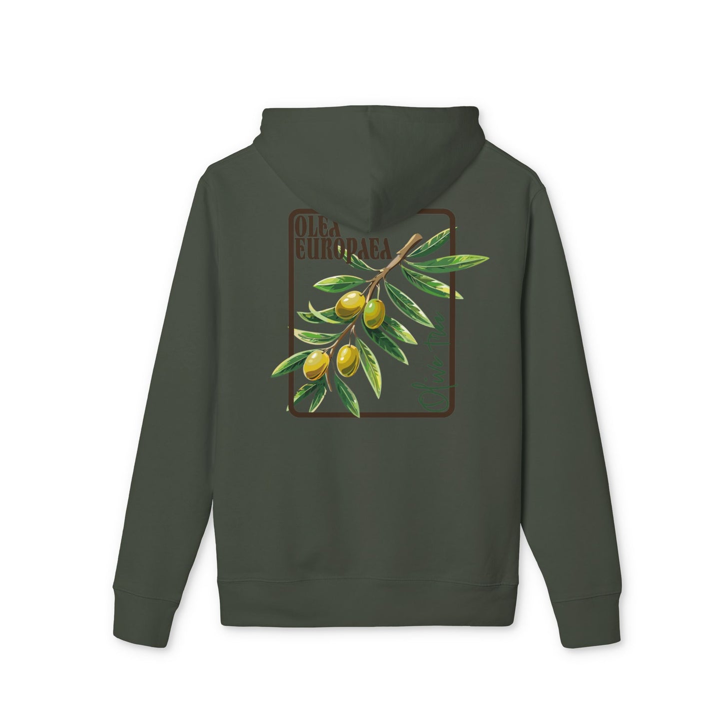 Olive Branch Unisex Hoodie - Cozy Nature-Inspired Apparel