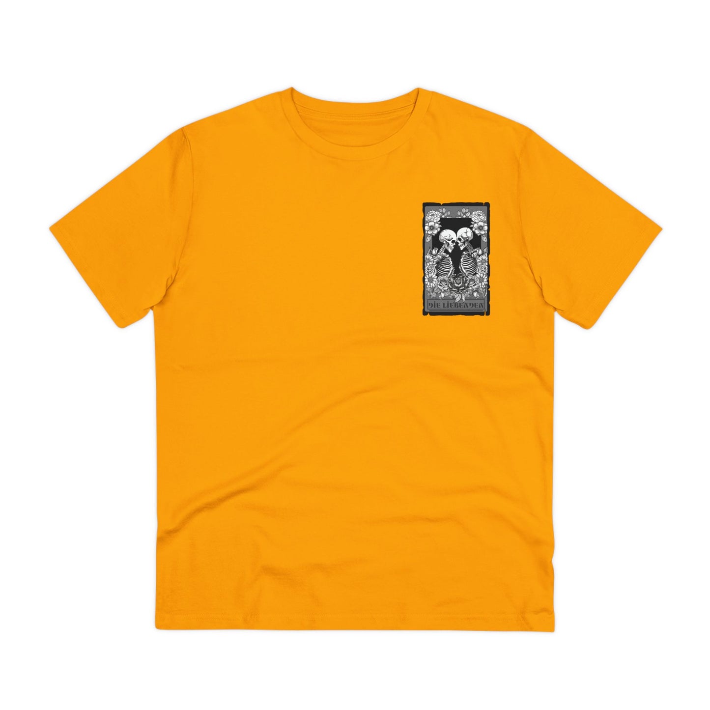 Organic Creator T-Shirt - Unisex with Skeleton Design, Perfect for Art Lovers & Halloween