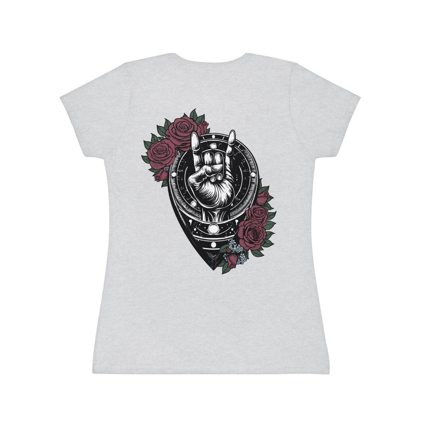 Rocking Floral Women's T-Shirt - Iconic Design with Roses