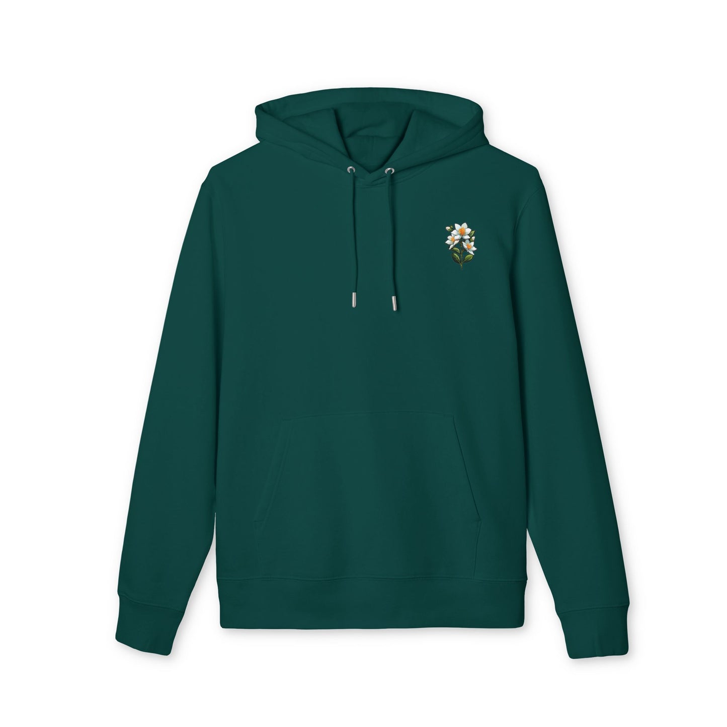Floral Embroidered Unisex Hoodie - Stylish Comfort for Every Occasion "Jasmin"