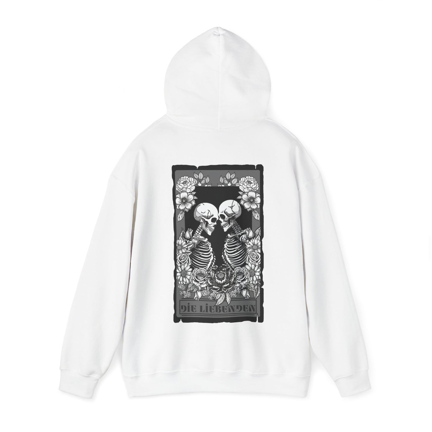 Die Liebenden Skeletons Hoodie - Unisex Heavy Blend Sweatshirt for Halloween & Unique Styling