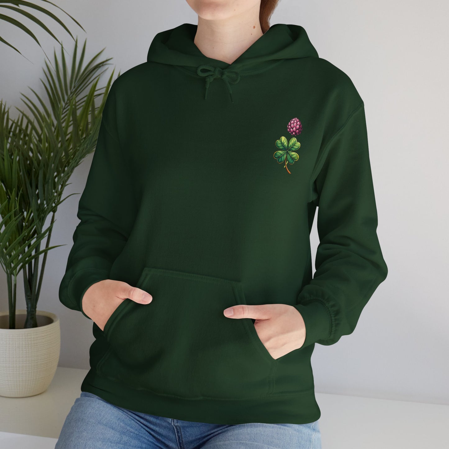 Clover Charm Unisex Heavy Blend™ Hooded Sweatshirt - St. Patrick's Day Apparel