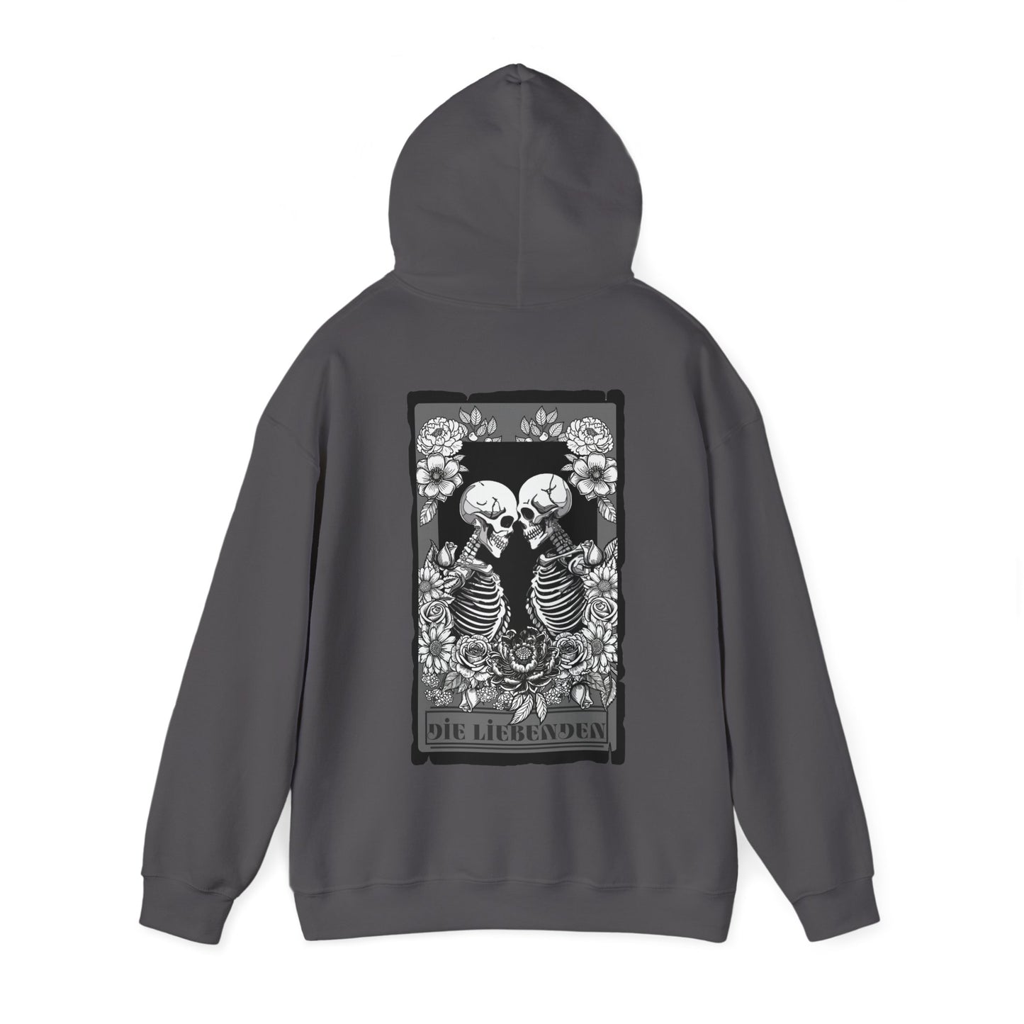 Die Liebenden Skeletons Hoodie - Unisex Heavy Blend Sweatshirt for Halloween & Unique Styling