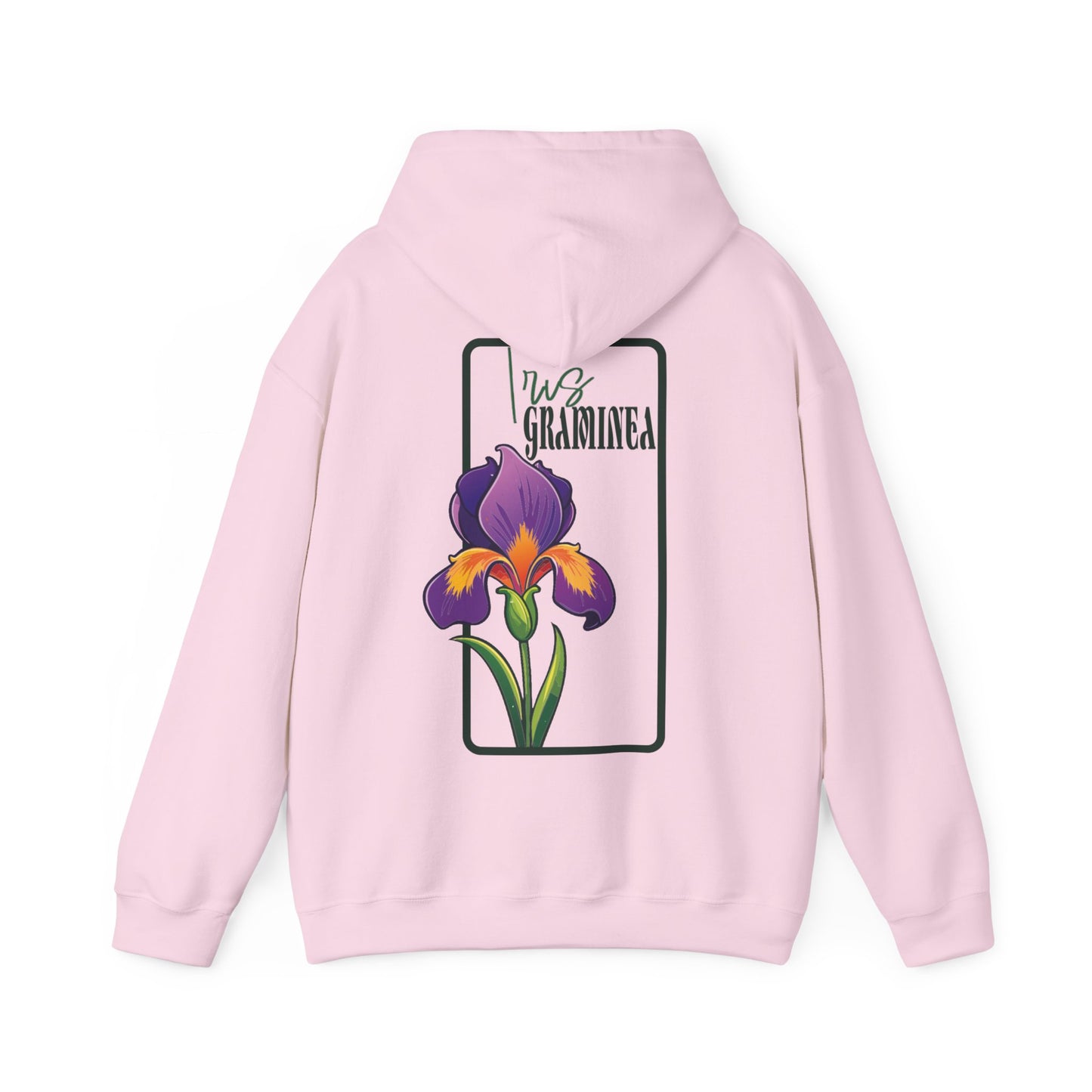 Floral Graphic Unisex Hoodie - 'Not Guaranteed' Iris Design