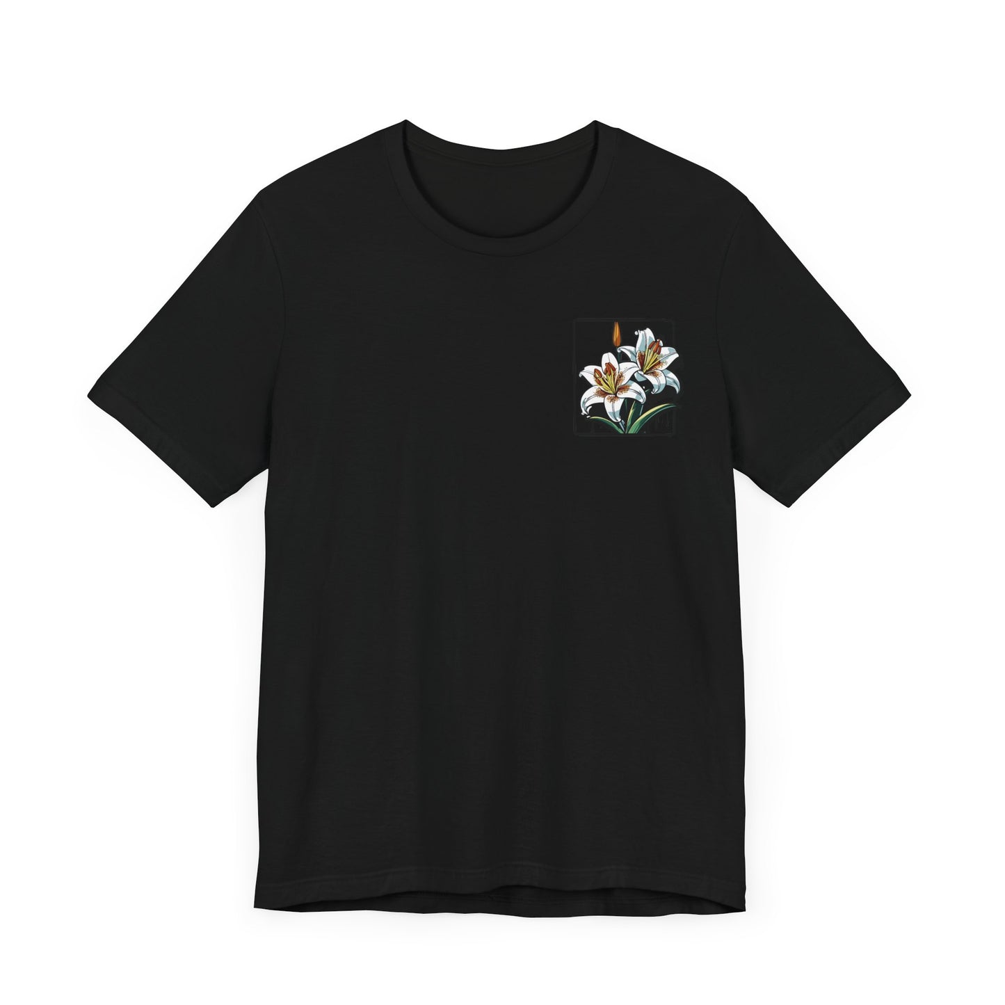 Floral Unisex T-Shirt – 'Lily' Design for Nature Lovers