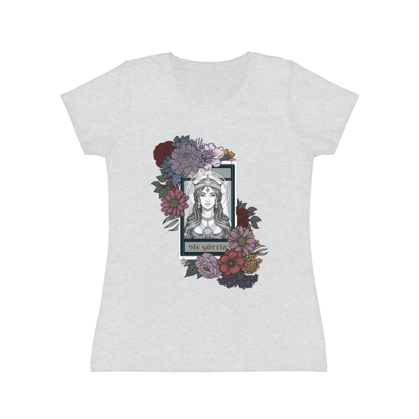 Floral Illustrated Women's T-Shirt - Iconic Art Design