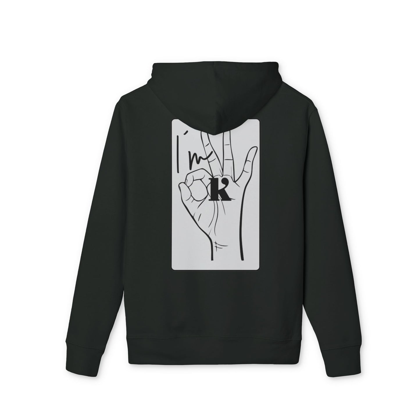 Copy of Hoodie - 'im ok' cool and casual design