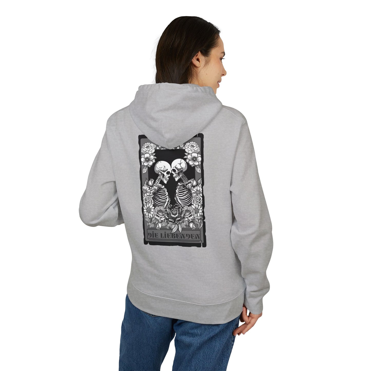 Unisex Skeleton Love Hoodie - Die Lieben Den - Stylish & Comfortable Streetwear