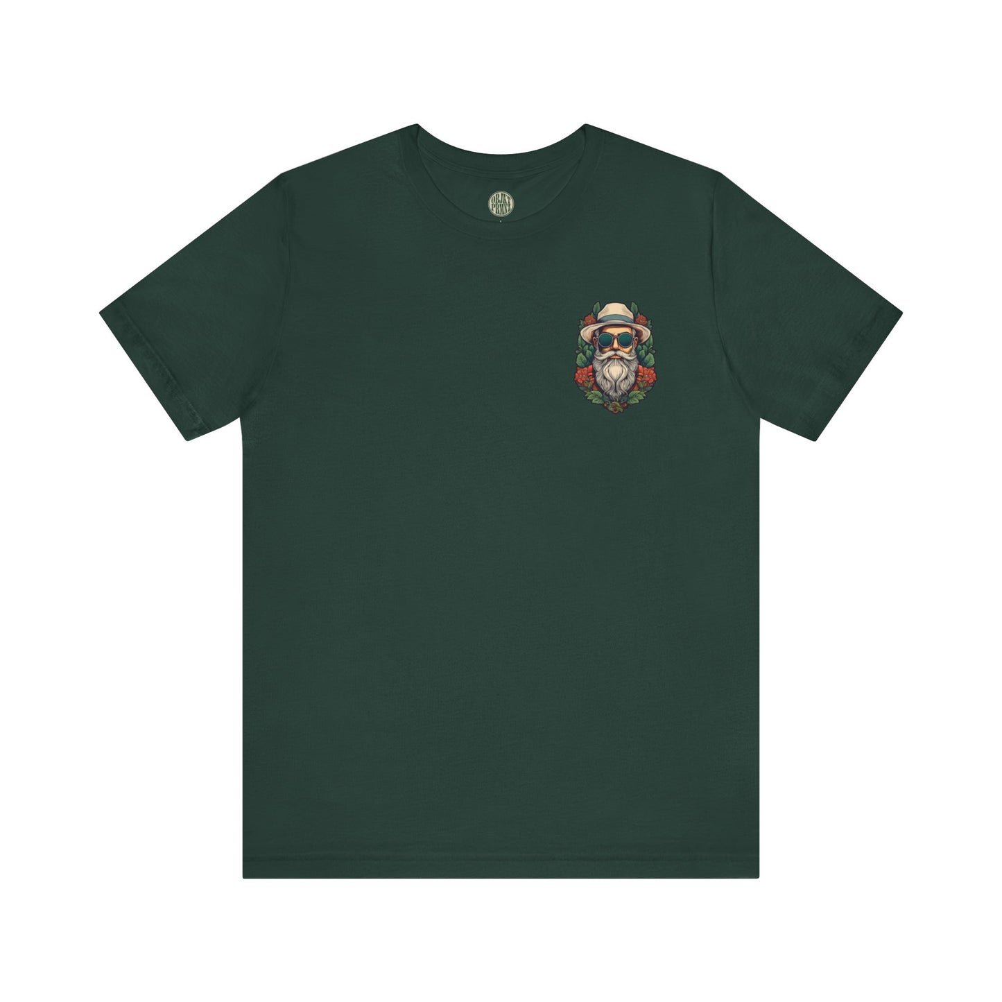 Cool Vintage-Inspired Unisex Tee - Bearded Man with Sunglasses Design