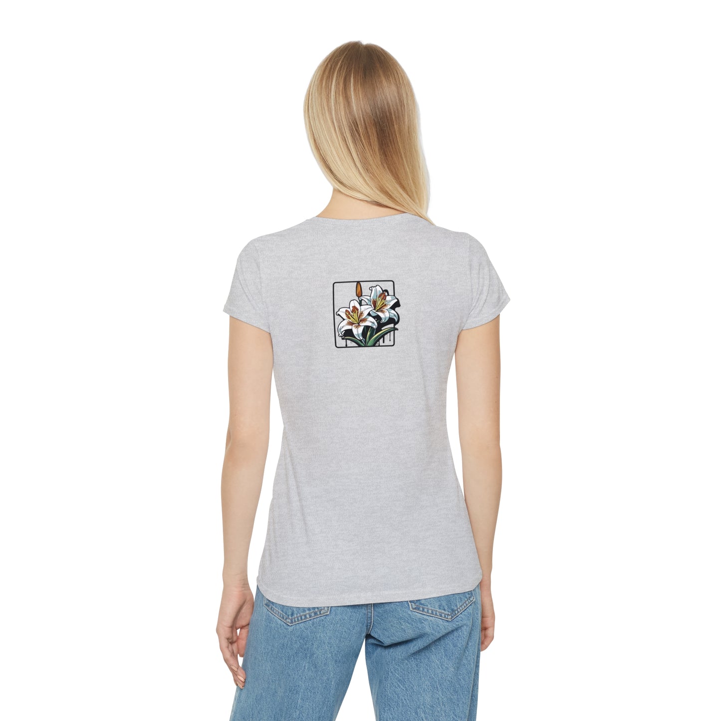 Floral Women's Iconic T-Shirt - Lily Design