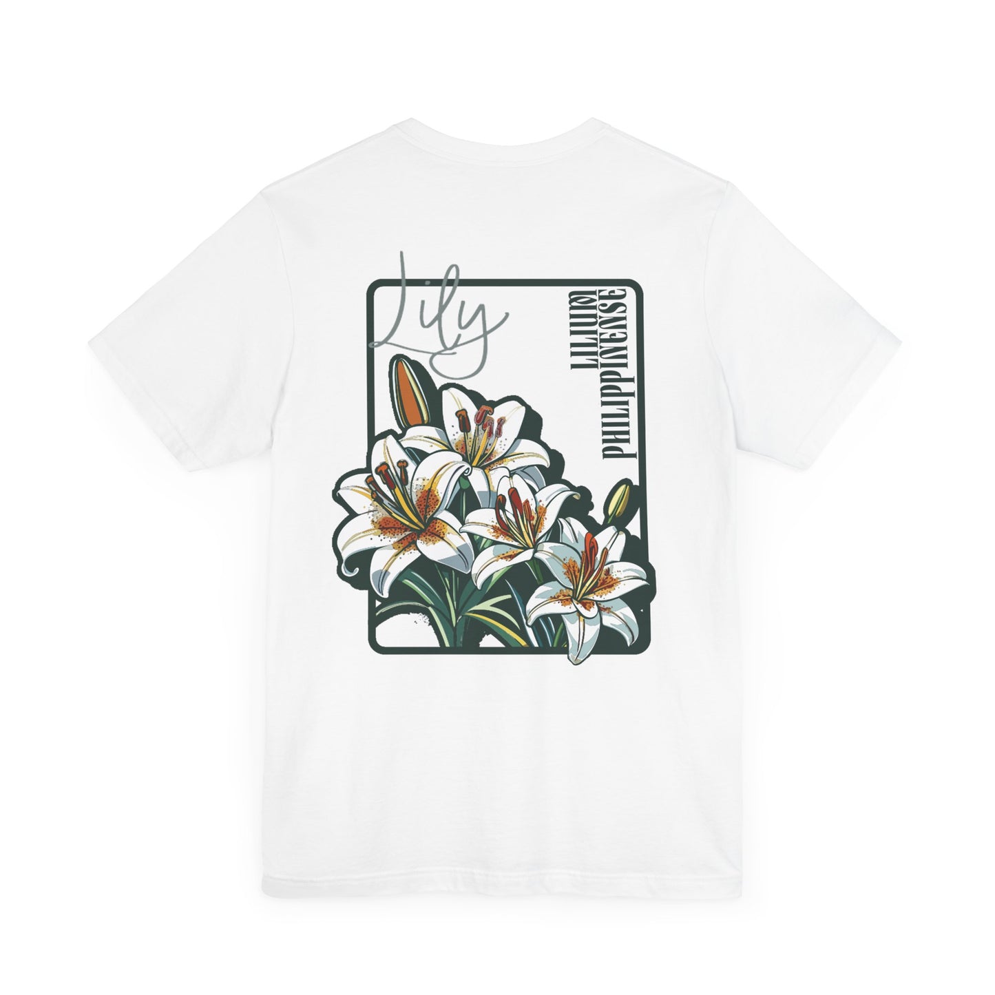 Floral Unisex T-Shirt – 'Lily' Design for Nature Lovers