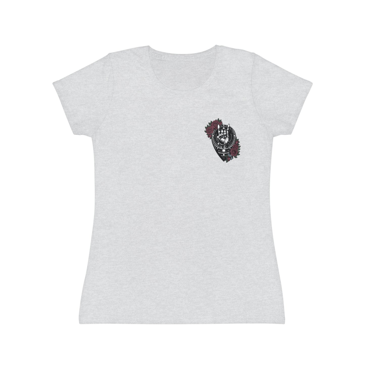 Rocking Floral Women's T-Shirt - Iconic Design with Roses