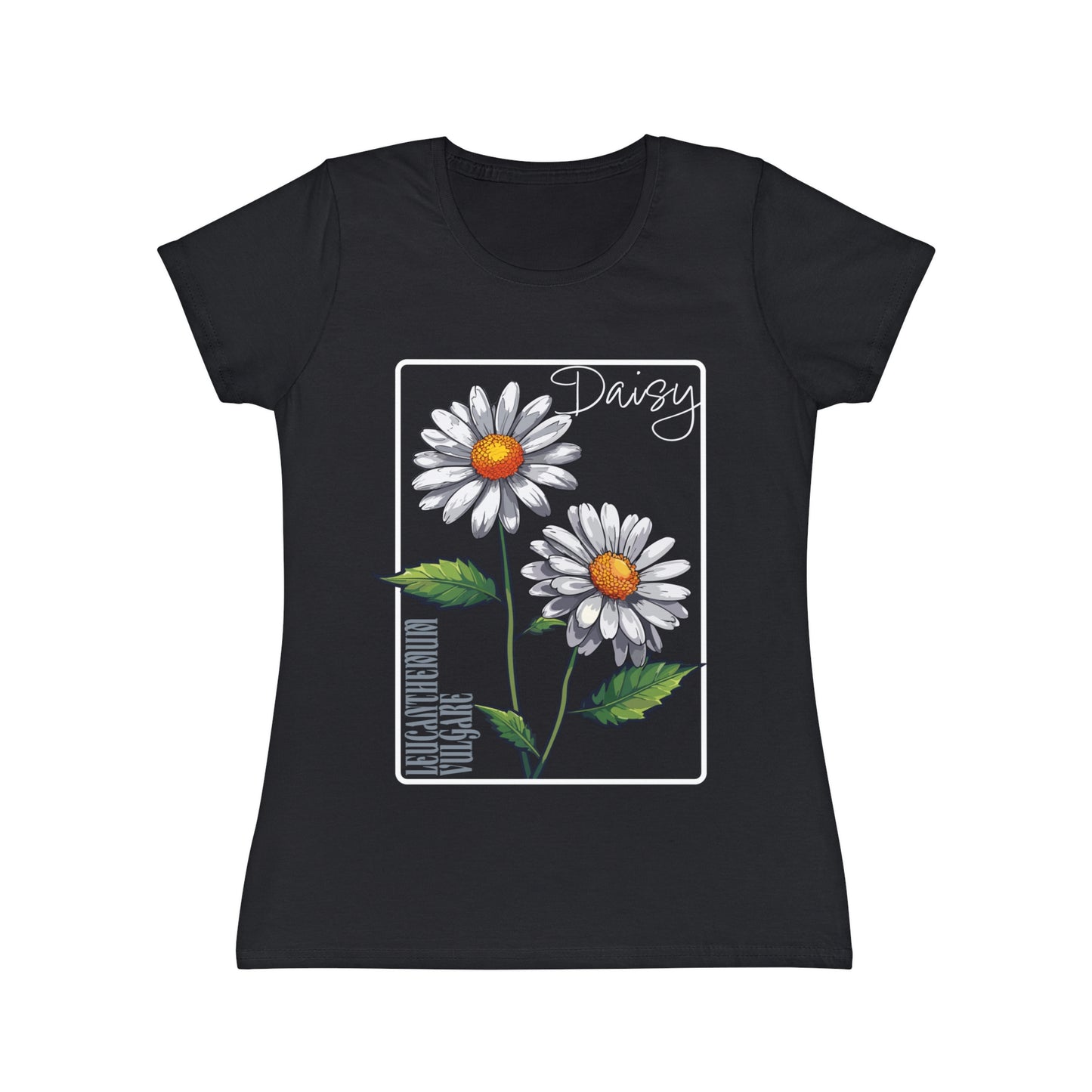 Damen-T-Shirt mit Gänseblümchen-Print – Ikonisches Design für lässigen Stil und den Alltag