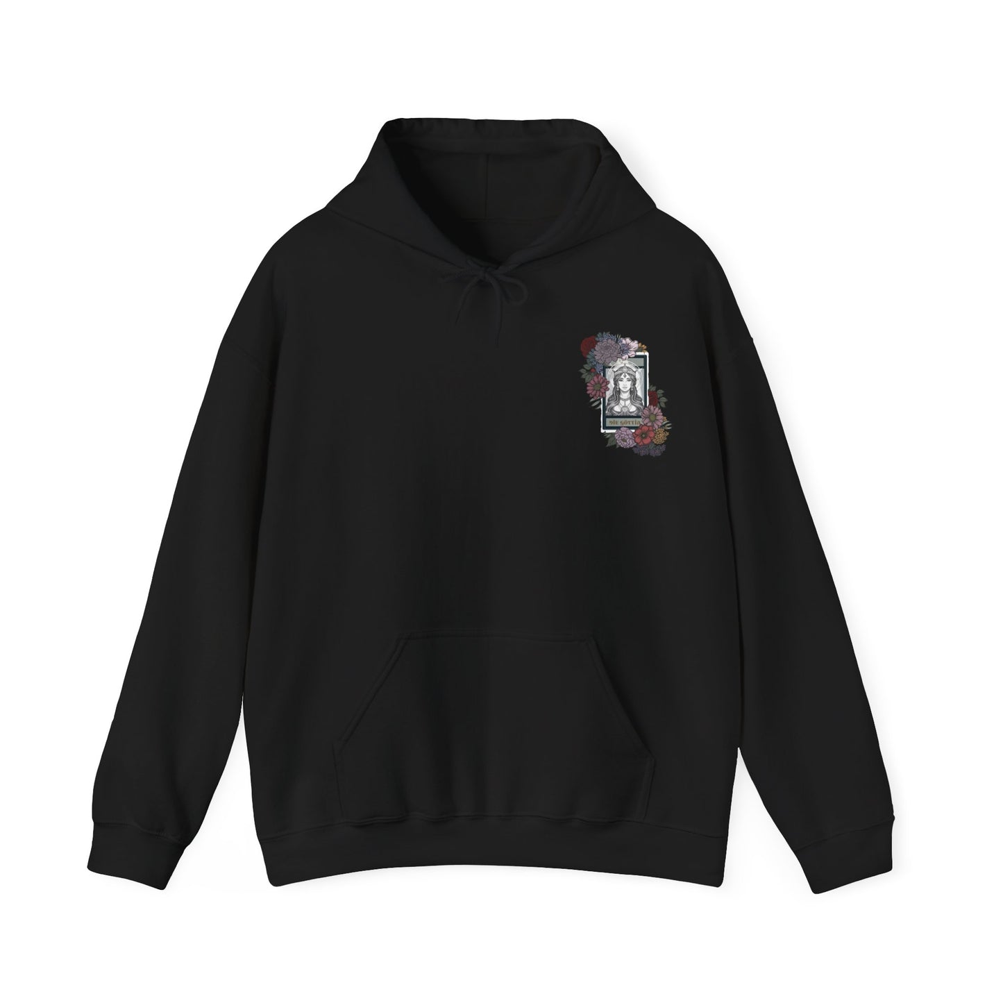 Floral Goddess Unisex Hoodie - Heavy Blend™ Sweatshirt for Cozy Comfort