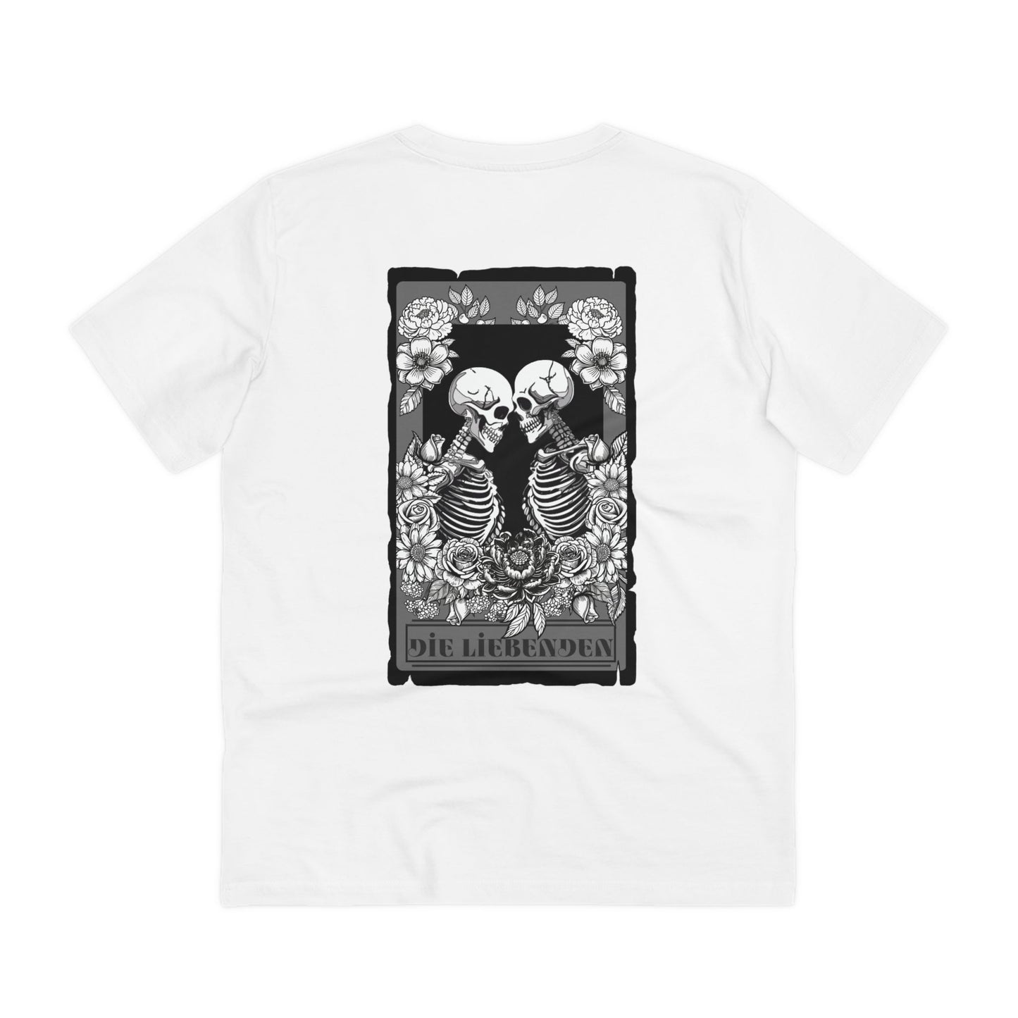 Organic Creator T-Shirt - Unisex with Skeleton Design, Perfect for Art Lovers & Halloween