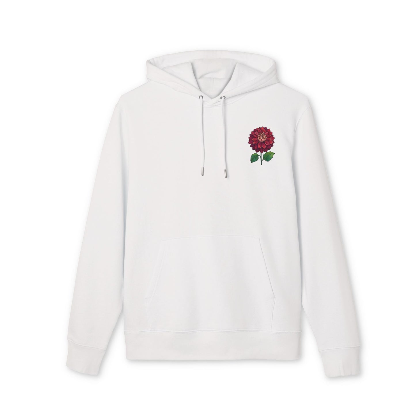 Flower Power Unisex Hoodie - Cozy Fall Floral Design "Dahlia"