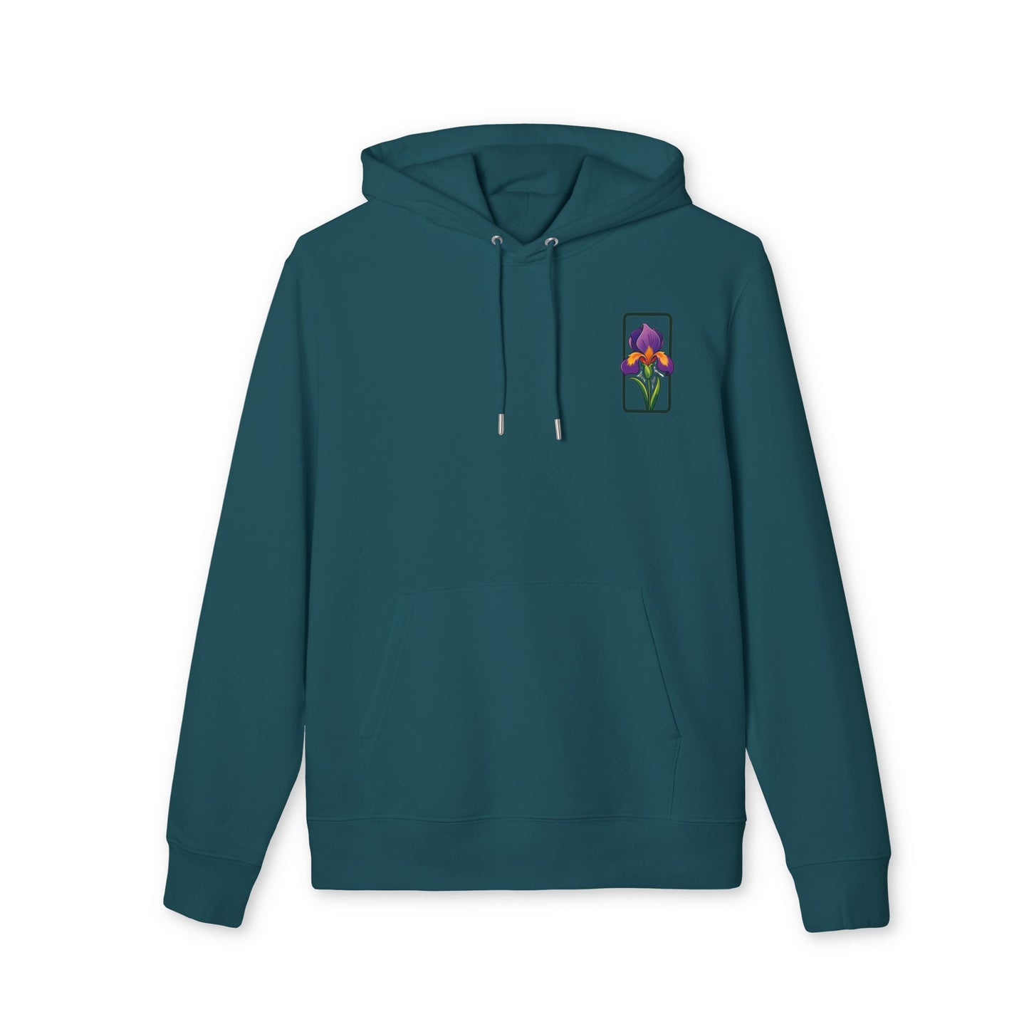 Floral Graphic Unisex Hoodie - Perfect for Spring Celebrations "Iris"