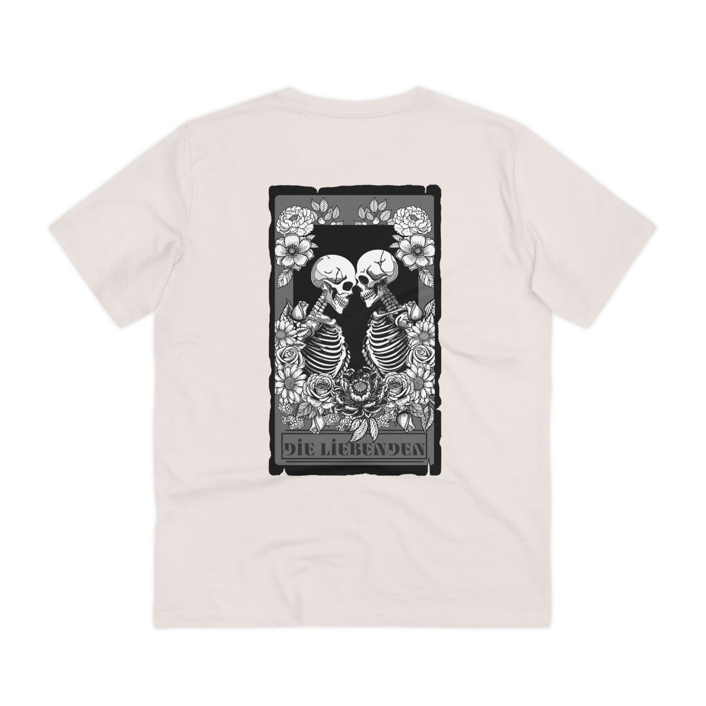 Organic Creator T-Shirt - Unisex with Skeleton Design, Perfect for Art Lovers & Halloween