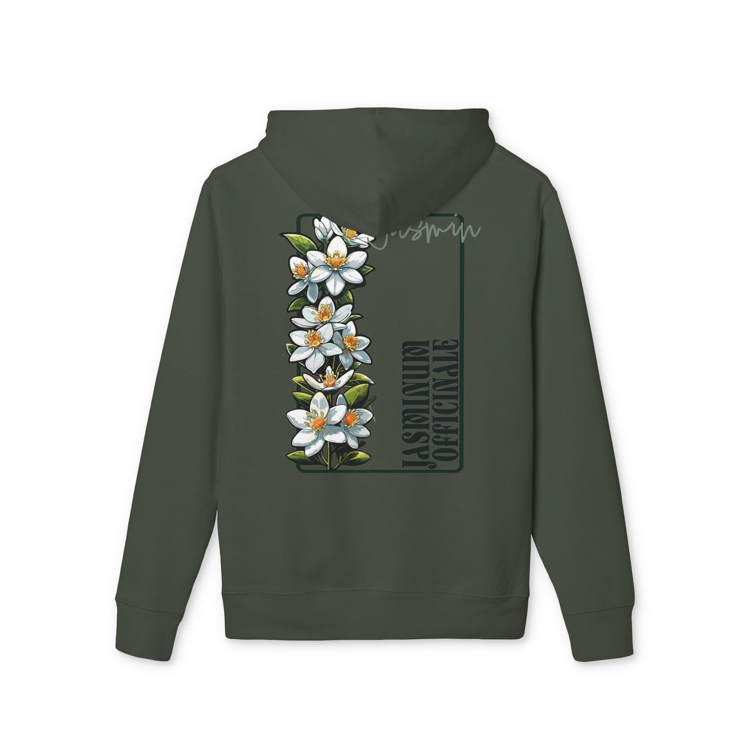 Floral Embroidered Unisex Hoodie - Stylish Comfort for Every Occasion "Jasmin"