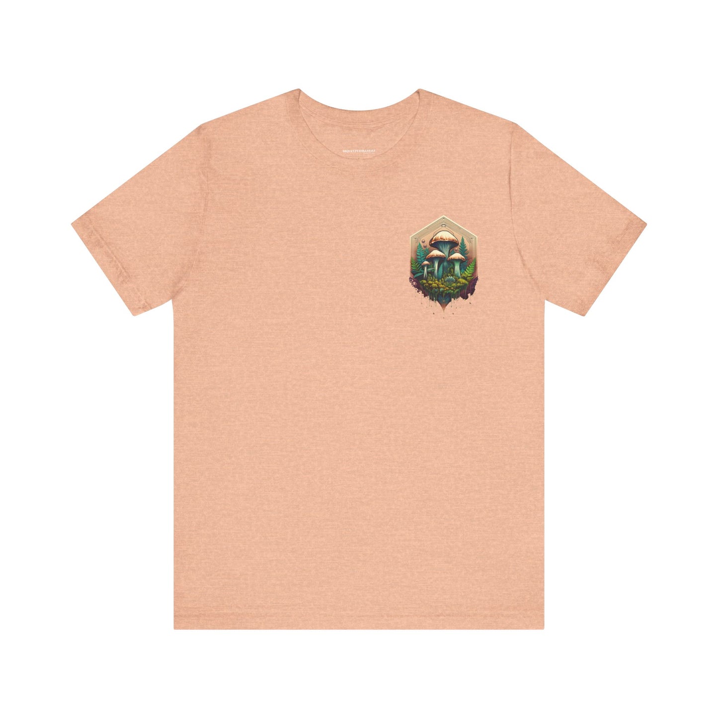 Mystical Mushroom Unisex Jersey Tee - Nature-Inspired Design