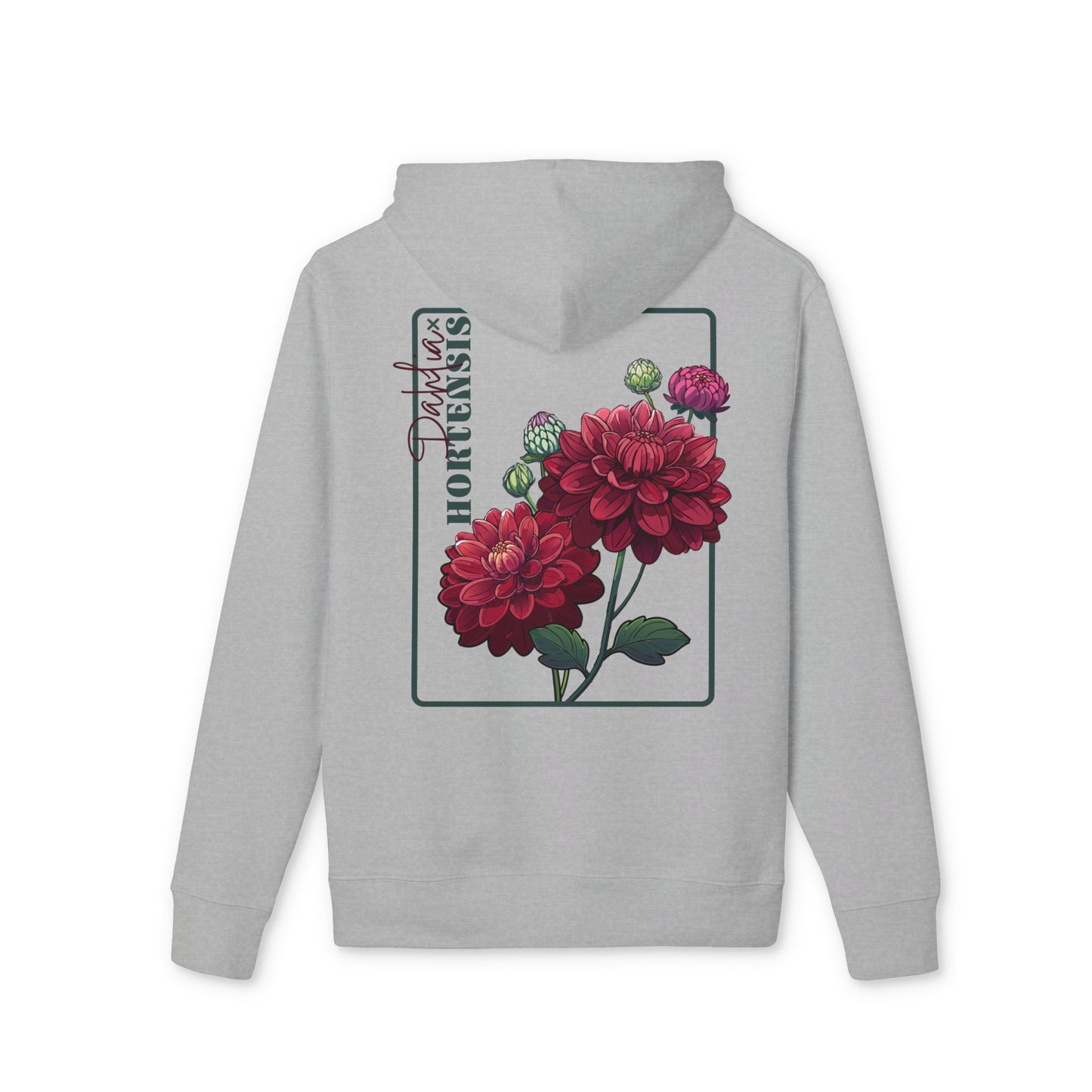 Flower Power Unisex Hoodie - Cozy Fall Floral Design "Dahlia"