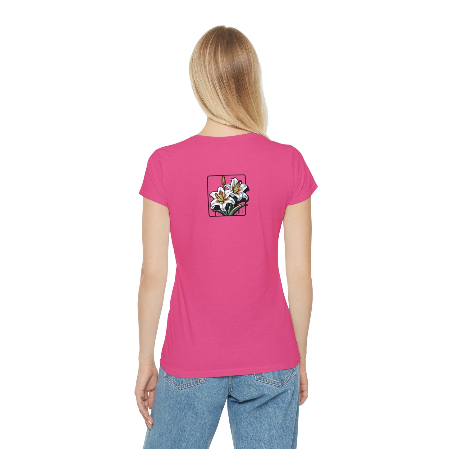 Floral Women's Iconic T-Shirt - Lily Design