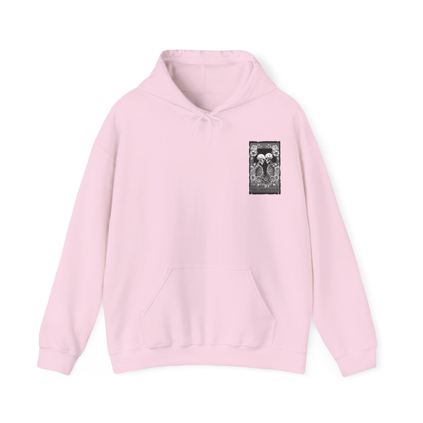 Die Liebenden Skeletons Hoodie - Unisex Heavy Blend Sweatshirt for Halloween & Unique Styling