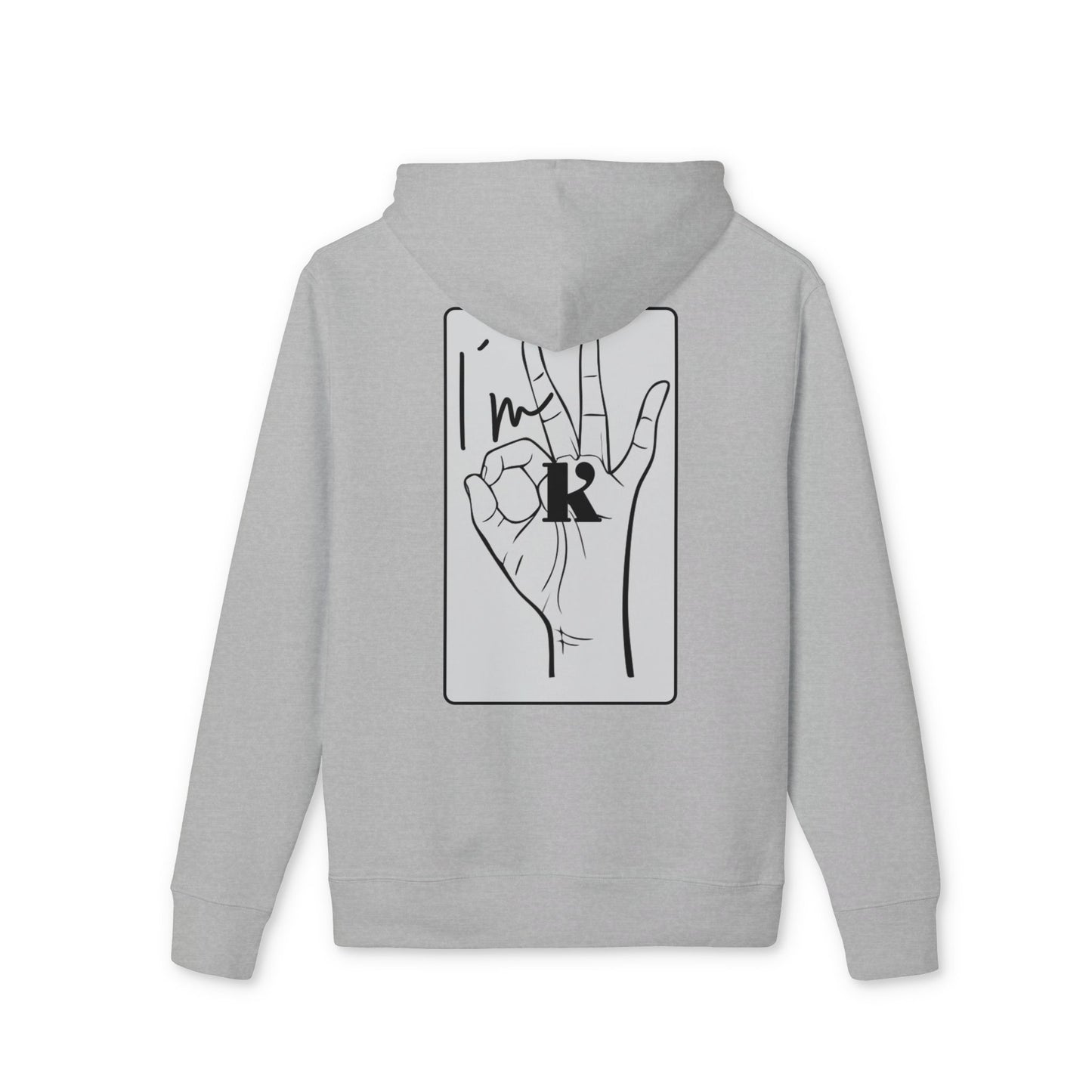 Copy of Hoodie - 'im ok' cool and casual design