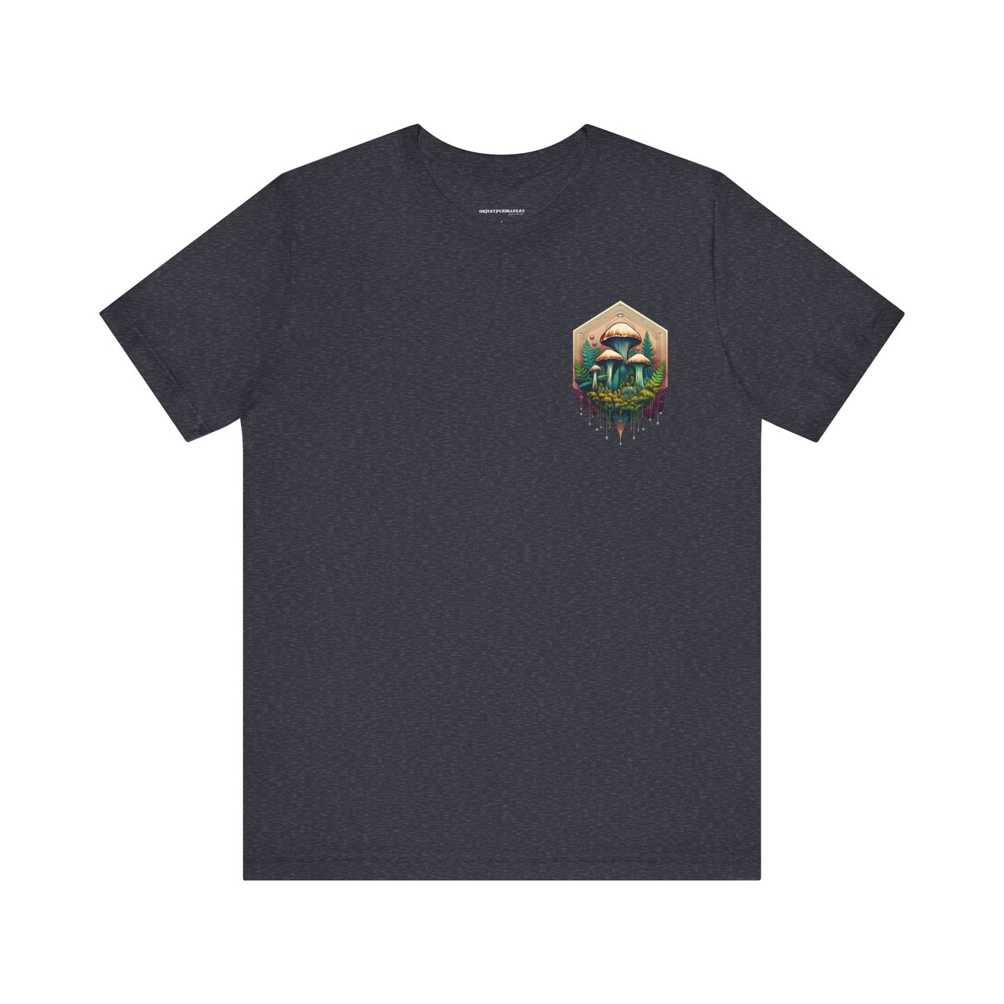 Mystical Mushroom Unisex Jersey Tee - Nature-Inspired Design