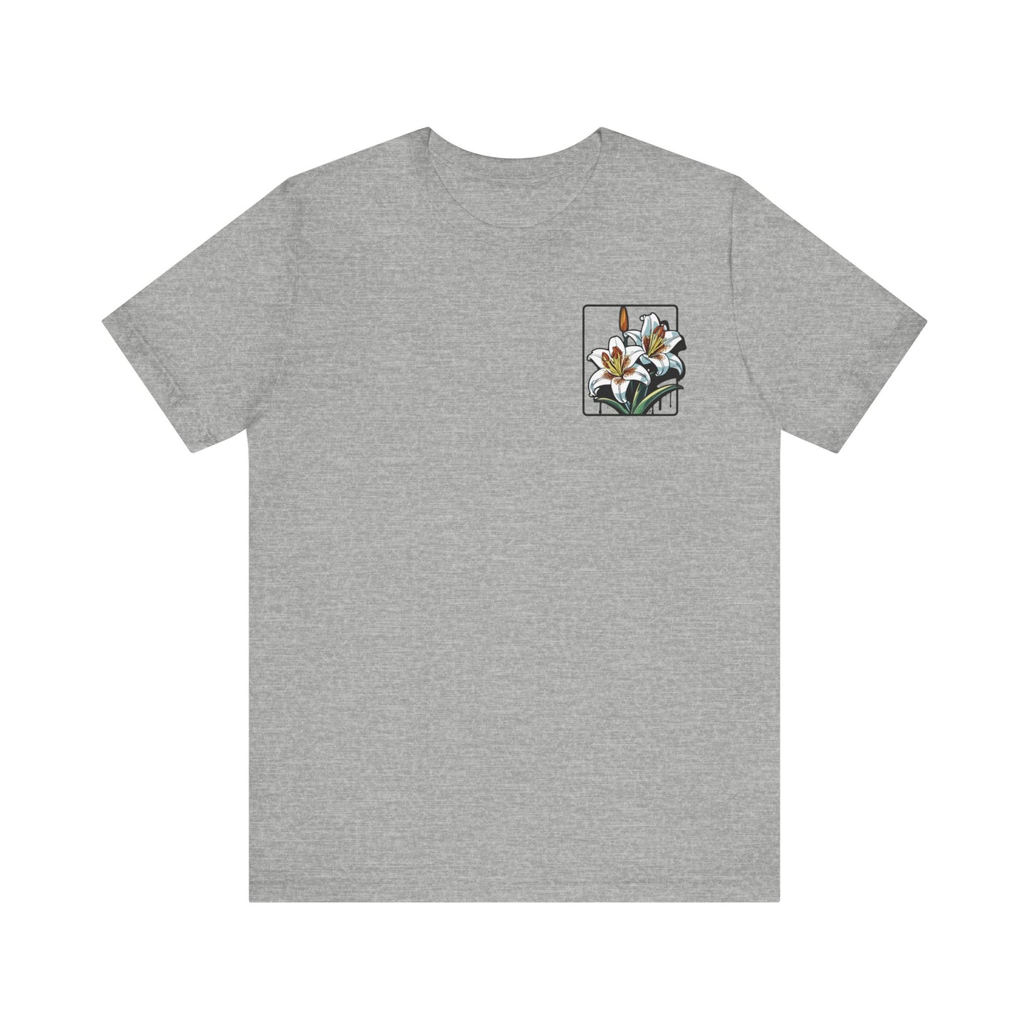 Floral Unisex T-Shirt – 'Lily' Design for Nature Lovers