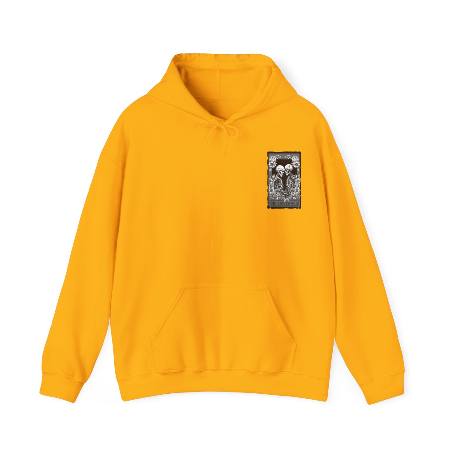 Die Liebenden Skeletons Hoodie - Unisex Heavy Blend Sweatshirt for Halloween & Unique Styling