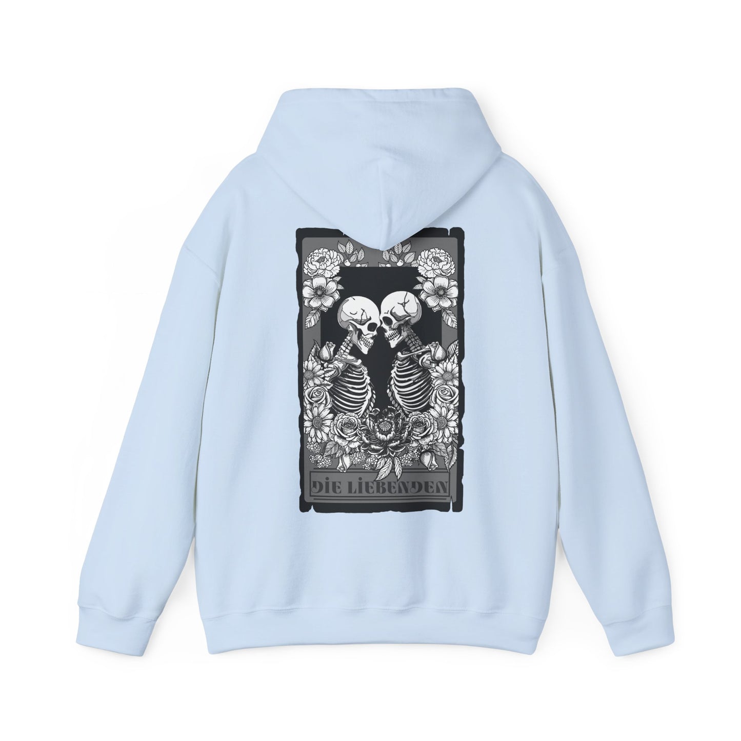 Die Liebenden Skeletons Hoodie - Unisex Heavy Blend Sweatshirt for Halloween & Unique Styling