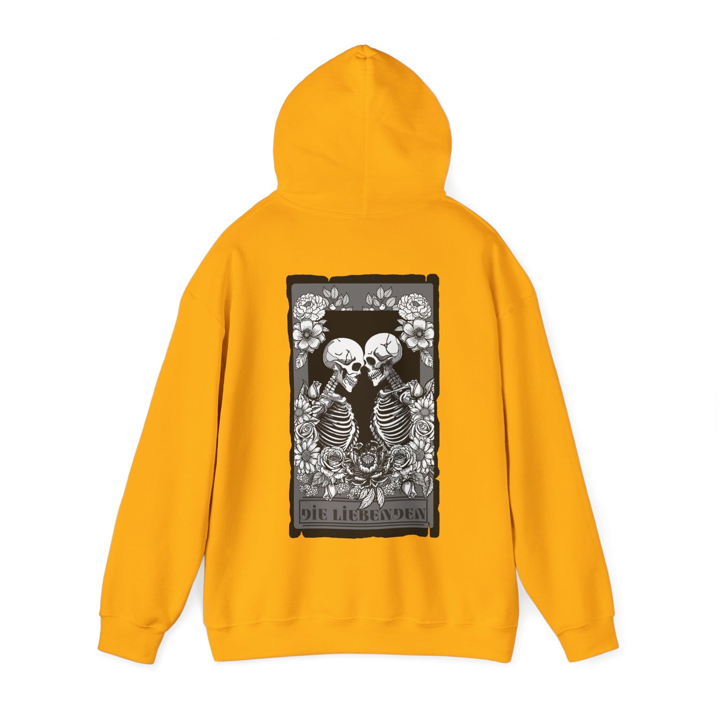 Die Liebenden Skeletons Hoodie - Unisex Heavy Blend Sweatshirt for Halloween & Unique Styling
