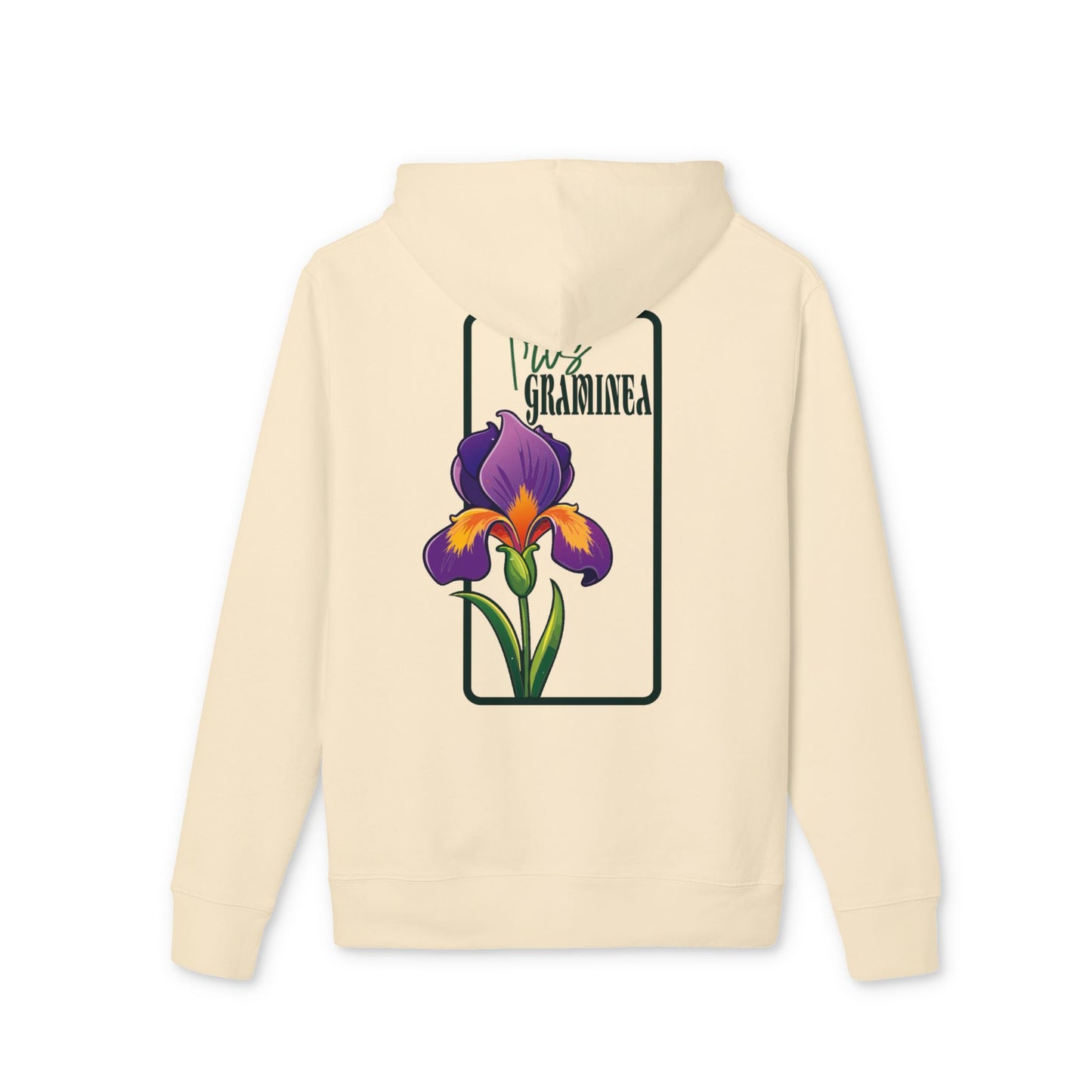 Floral Graphic Unisex Hoodie - Perfect for Spring Celebrations "Iris"