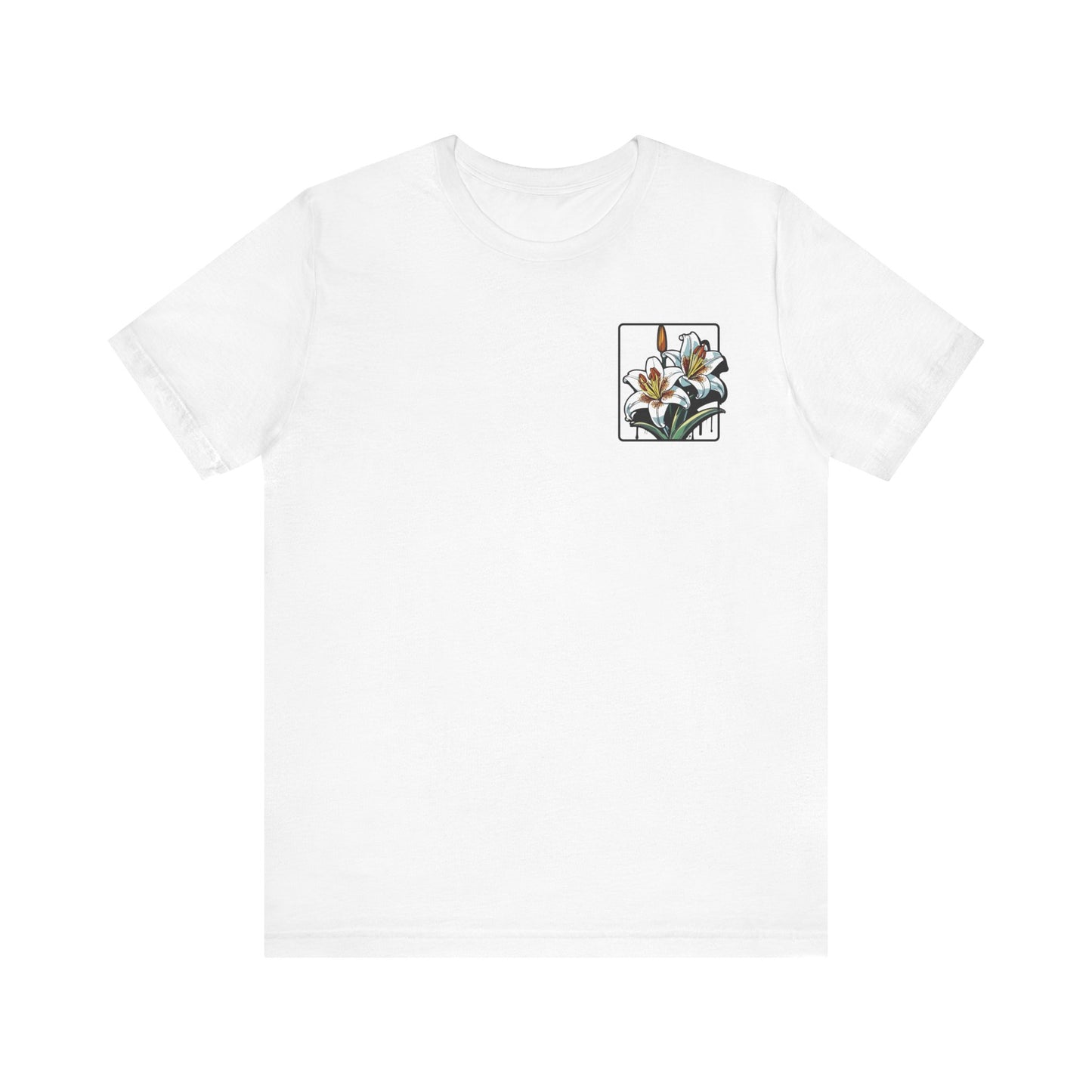 Floral Unisex T-Shirt – 'Lily' Design for Nature Lovers