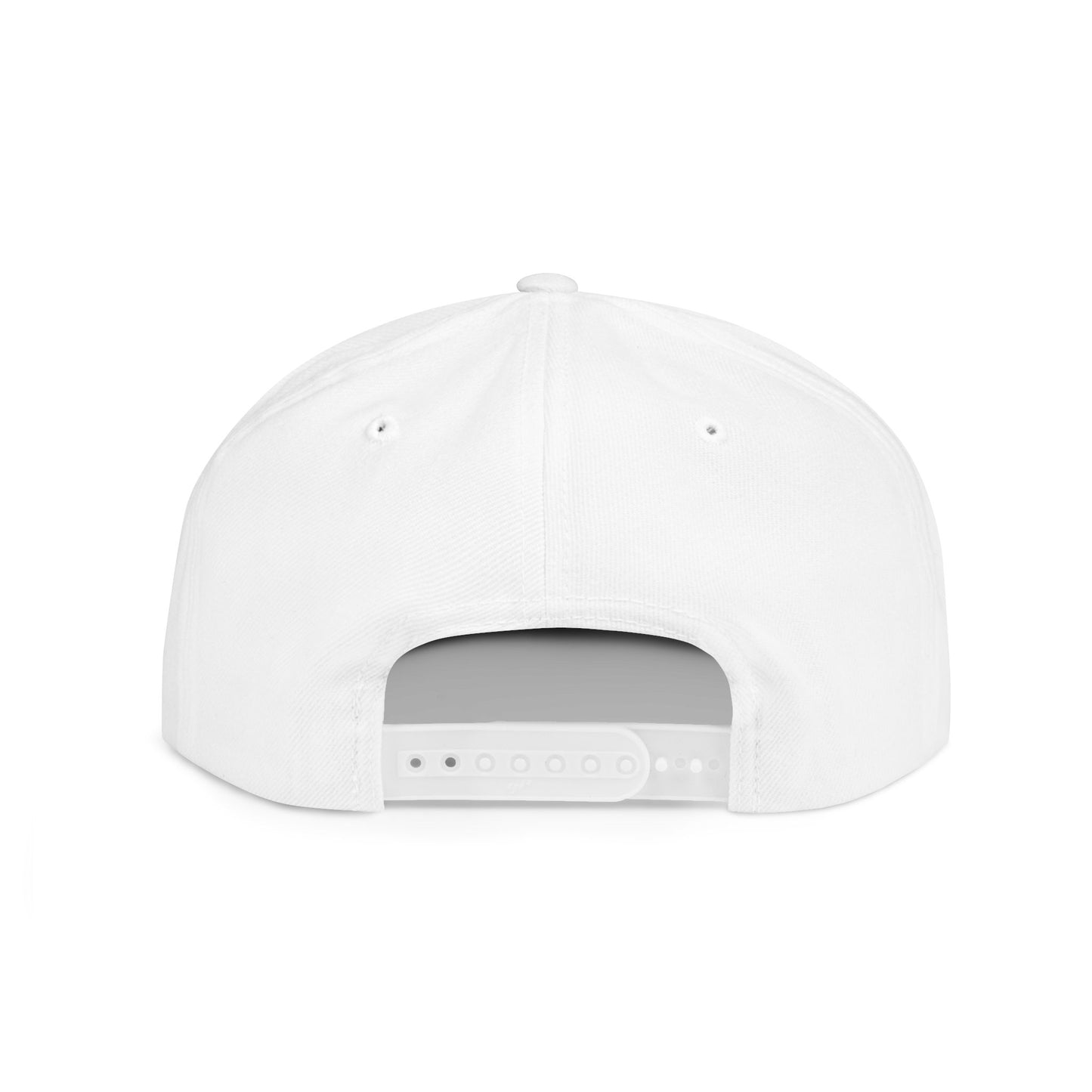 Daisy Flat Bill Snapback Hat - Floral Embroidery Cap for Spring & Summer Style