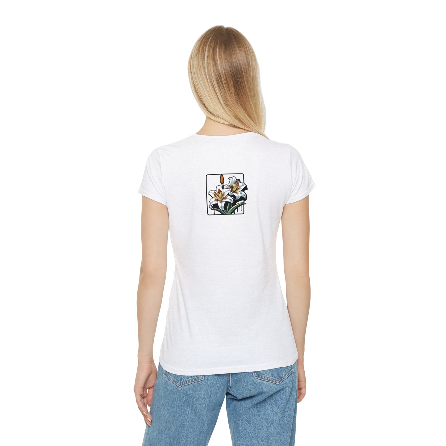 Floral Women's Iconic T-Shirt - Lily Design