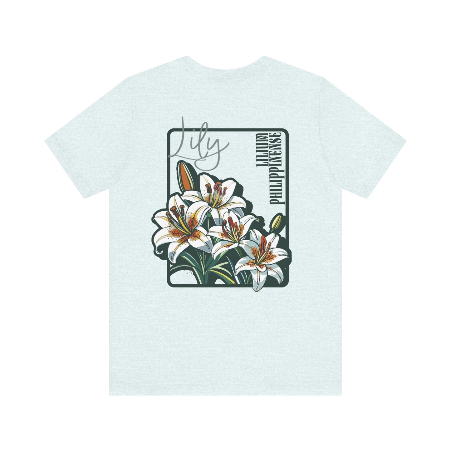 Floral Unisex T-Shirt – 'Lily' Design for Nature Lovers