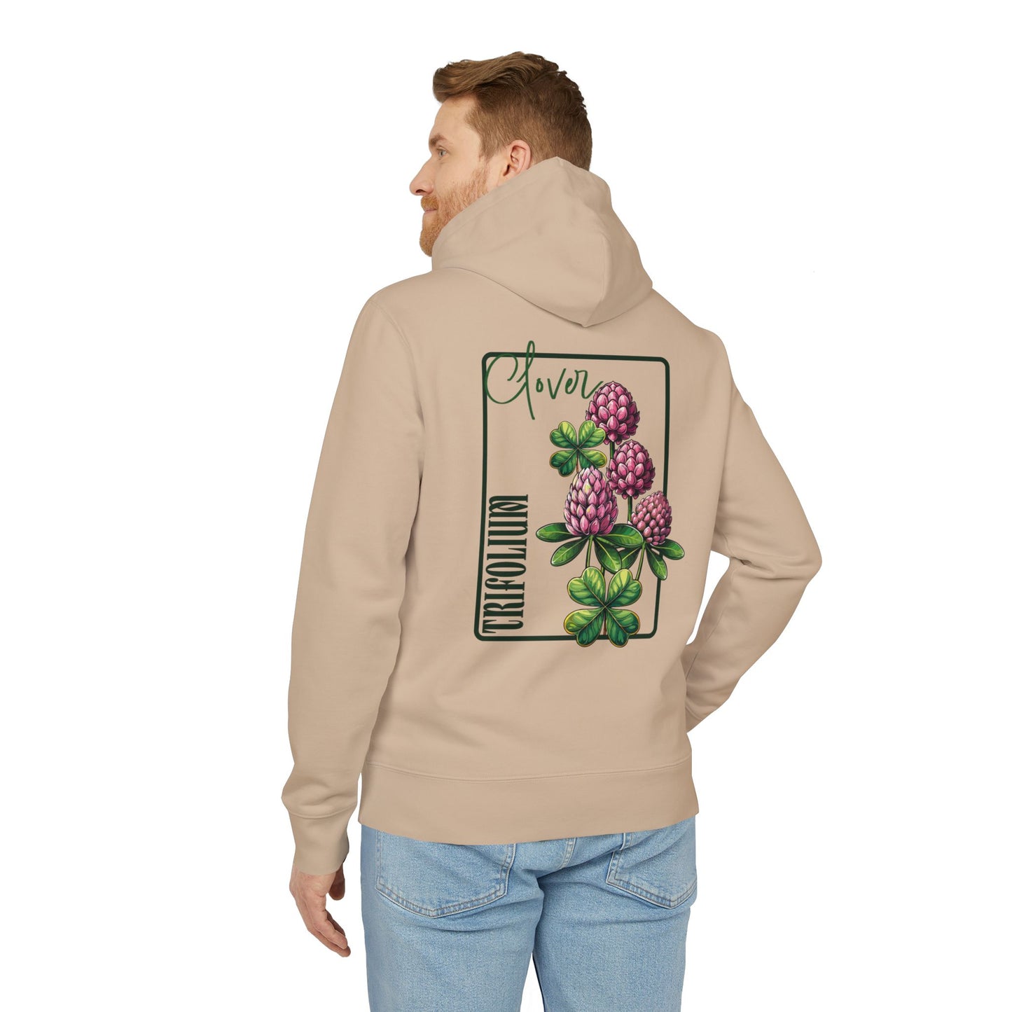 Floral Clover Design Hoodie for Nature Lovers "Clover"