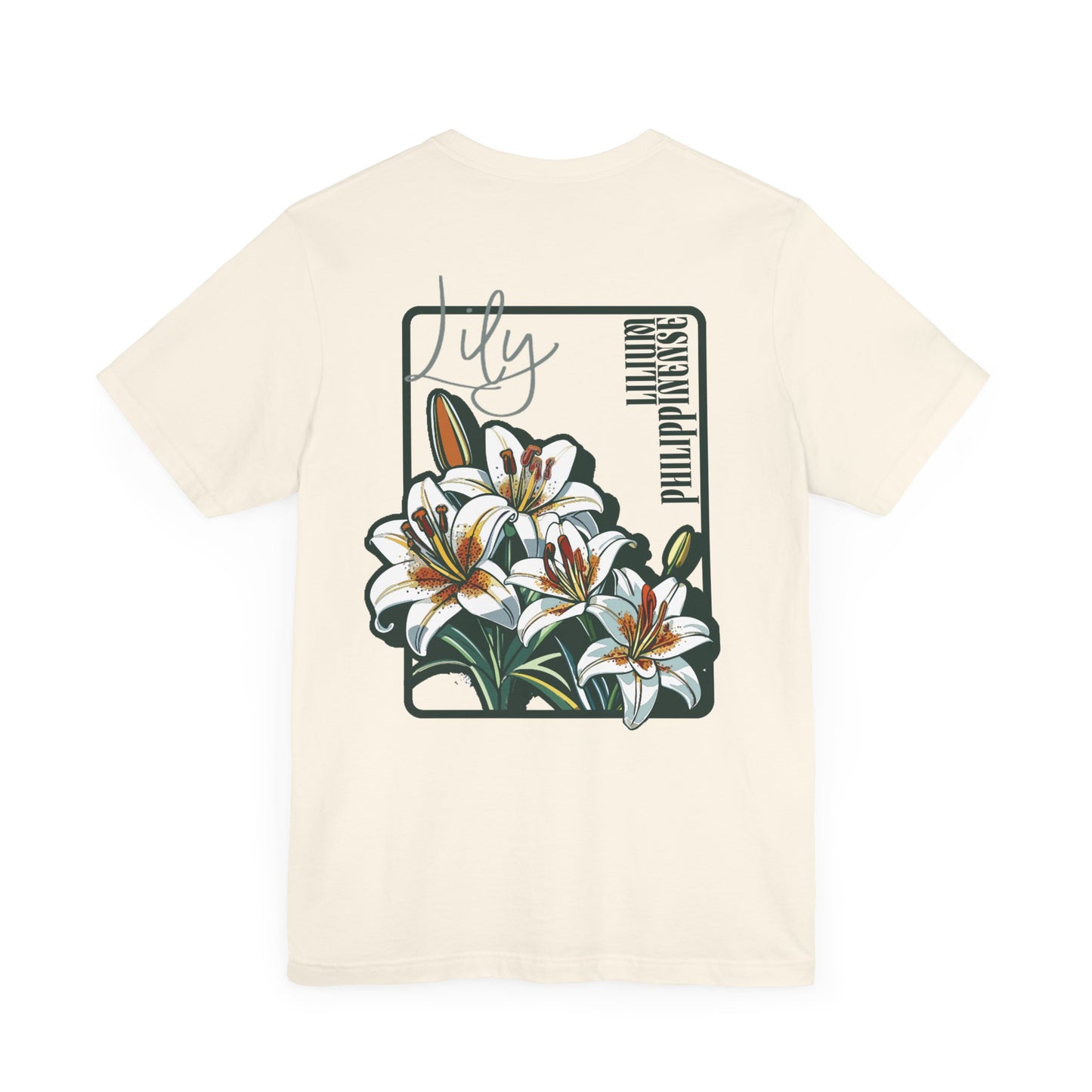 Floral Unisex T-Shirt – 'Lily' Design for Nature Lovers