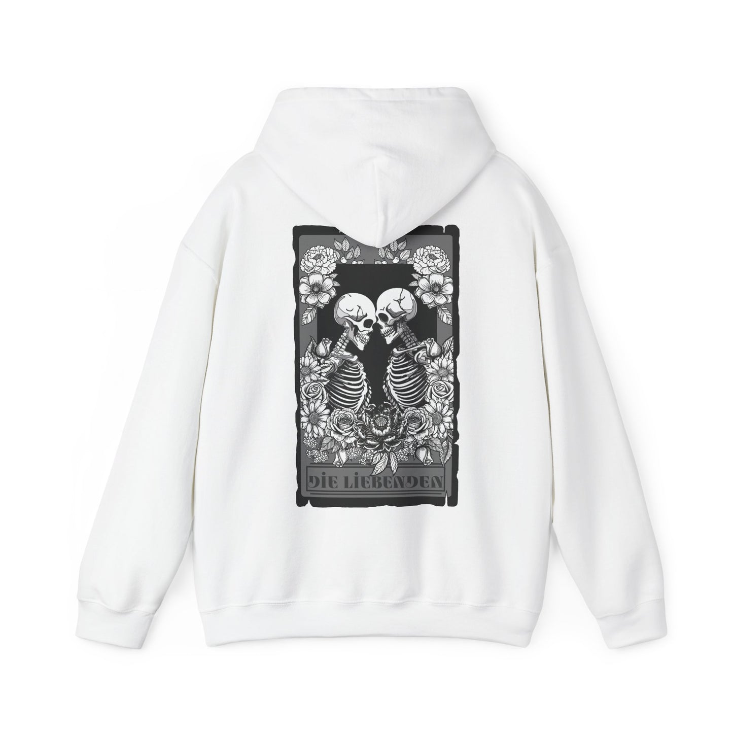 Die Liebenden Skeletons Hoodie - Unisex Heavy Blend Sweatshirt for Halloween & Unique Styling